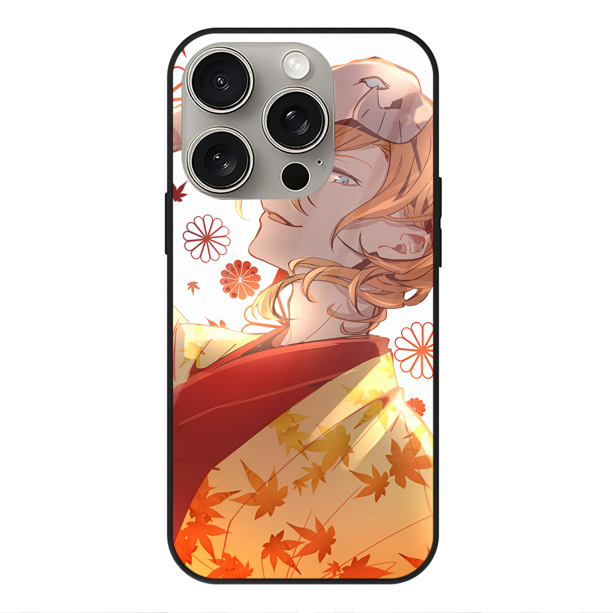（画像用） 文豪ストレイドッグス Bungo Stray Dogs 【iPhone15Pro対応】スマホケース 耐衝撃＆黄変防止 背面ガラス