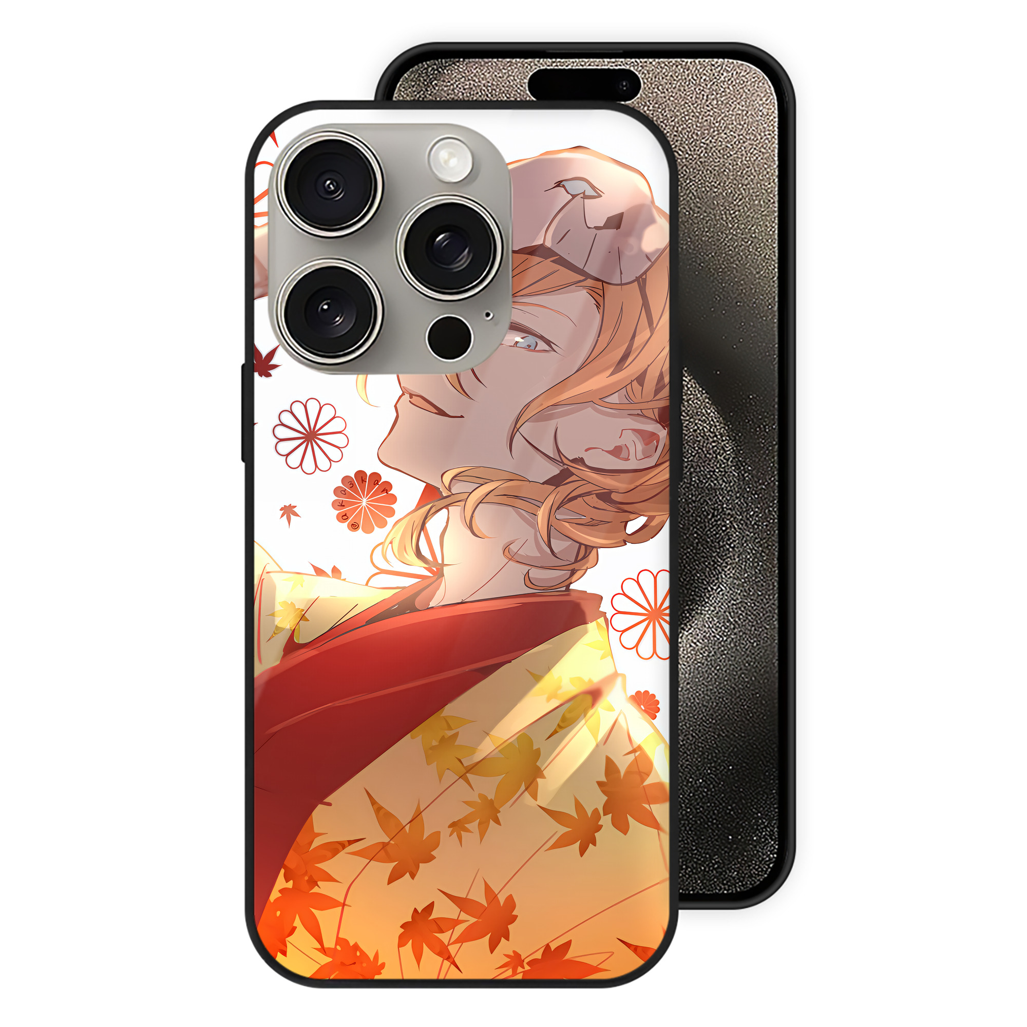 （画像用） 文豪ストレイドッグス Bungo Stray Dogs 【iPhone15Pro対応】スマホケース 耐衝撃＆黄変防止 背面ガラス
