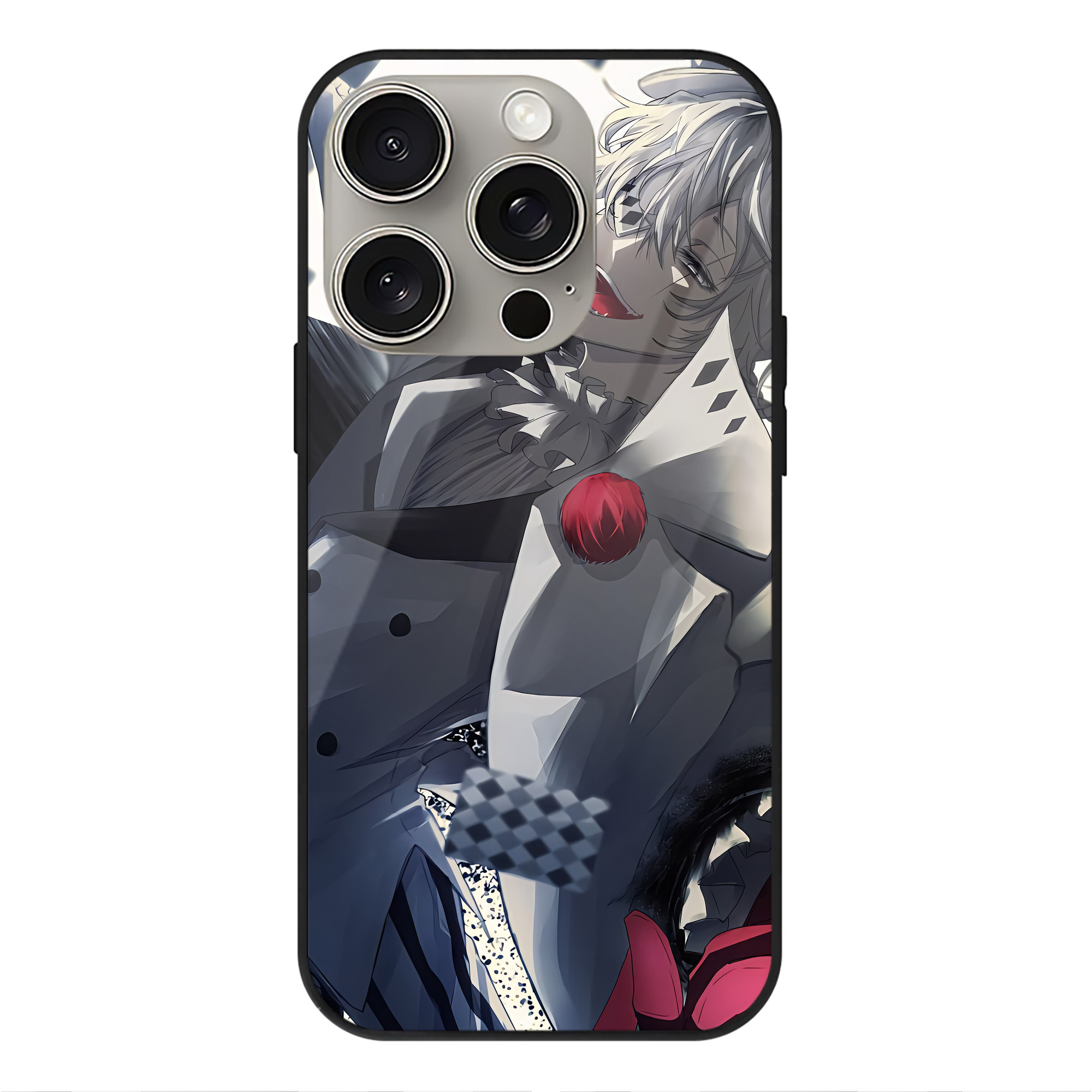 （画像用） 文豪ストレイドッグス Bungo Stray Dogs 【iPhone15Pro対応】スマホケース 耐衝撃＆黄変防止 背面ガラス