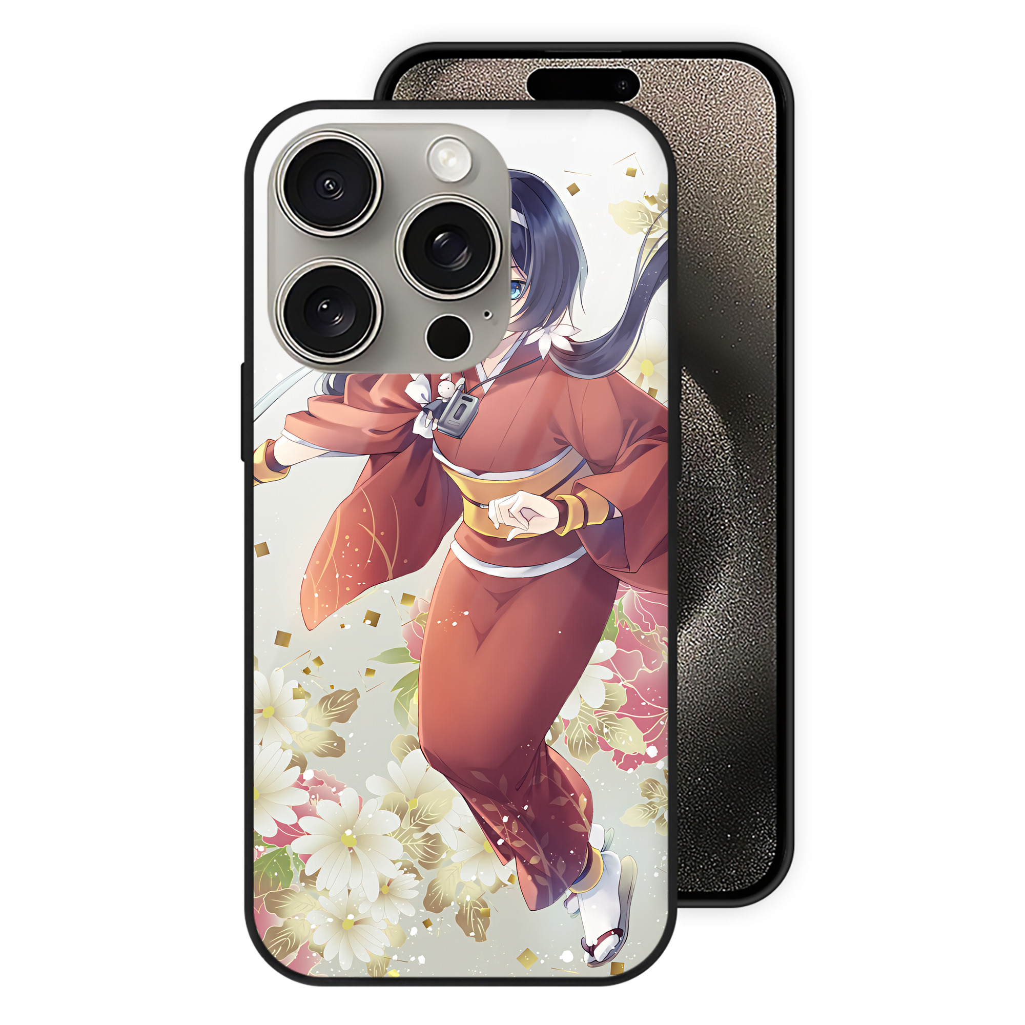 （画像用） 文豪ストレイドッグス Bungo Stray Dogs 【iPhone15Pro対応】スマホケース 耐衝撃＆黄変防止 背面ガラス