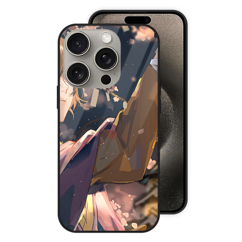 （画像用） 文豪ストレイドッグス Bungo Stray Dogs 【iPhone15Pro対応】スマホケース 耐衝撃＆黄変防止 背面ガラス
