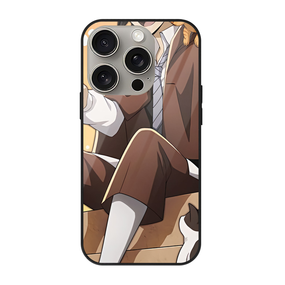 （画像用） 文豪ストレイドッグス Bungo Stray Dogs 【iPhone15Pro対応】スマホケース 耐衝撃＆黄変防止 背面ガラス