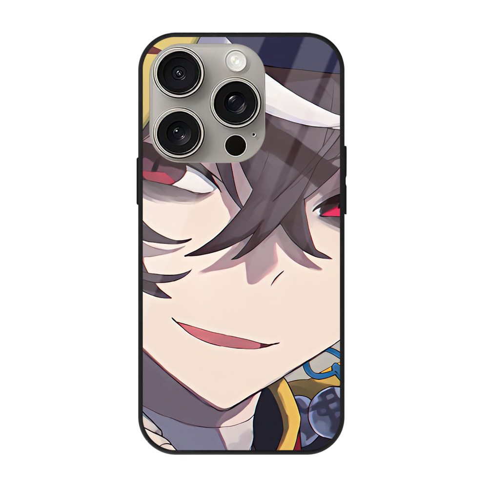 （画像用） 文豪ストレイドッグス Bungo Stray Dogs 【iPhone15Pro対応】スマホケース 耐衝撃＆黄変防止 背面ガラス