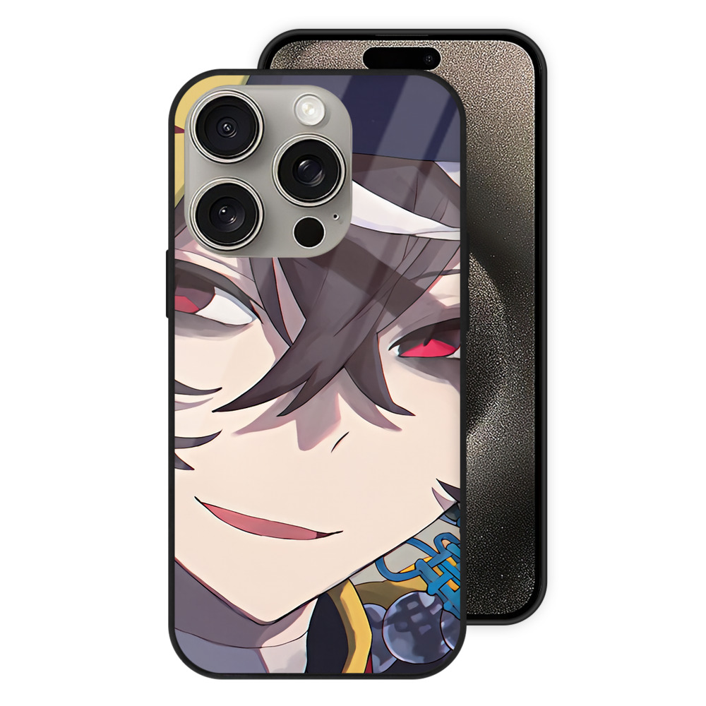 （画像用） 文豪ストレイドッグス Bungo Stray Dogs 【iPhone15Pro対応】スマホケース 耐衝撃＆黄変防止 背面ガラス