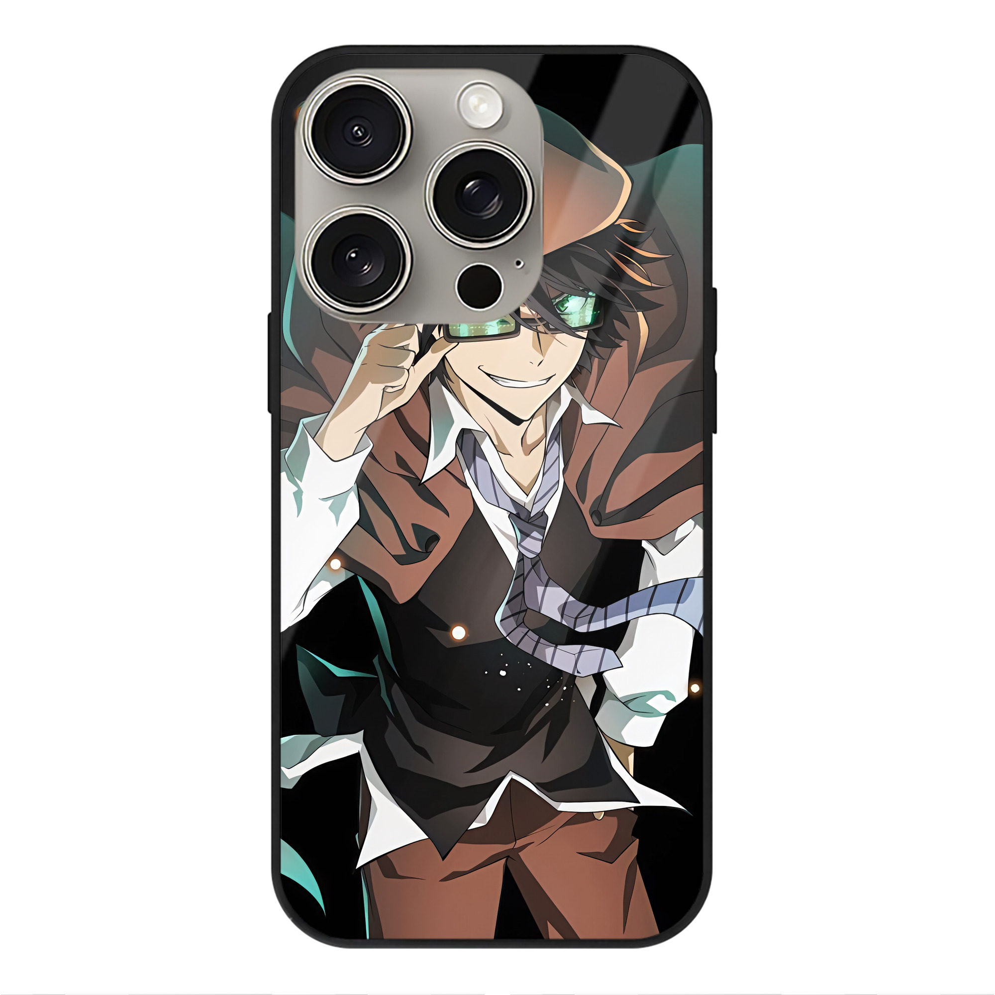 （画像用） 文豪ストレイドッグス Bungo Stray Dogs 【iPhone15Pro対応】スマホケース 耐衝撃＆黄変防止 背面ガラス