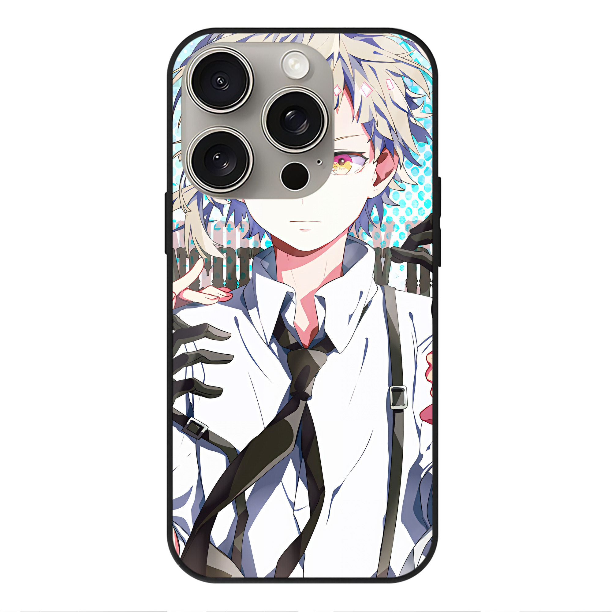 （画像用） 文豪ストレイドッグス Bungo Stray Dogs 【iPhone15Pro対応】スマホケース 耐衝撃＆黄変防止 背面ガラス