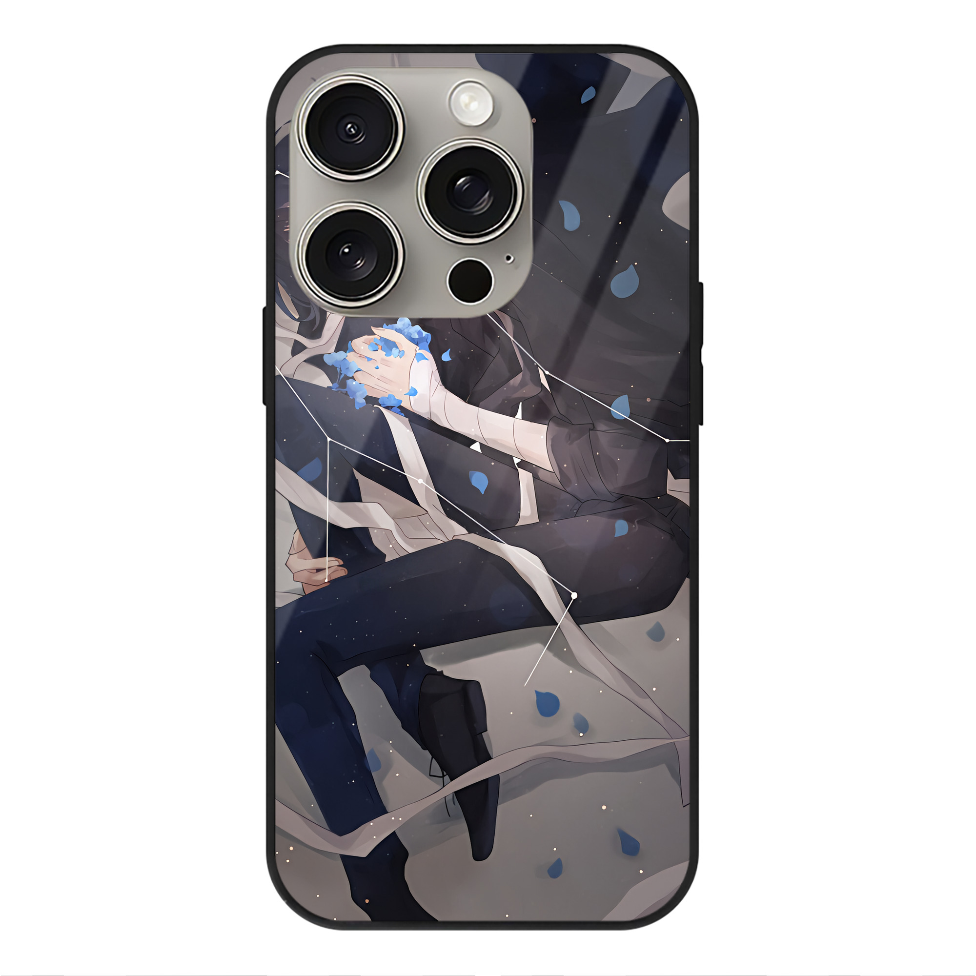 （画像用） 文豪ストレイドッグス Bungo Stray Dogs 【iPhone15Pro対応】スマホケース 耐衝撃＆黄変防止 背面ガラス