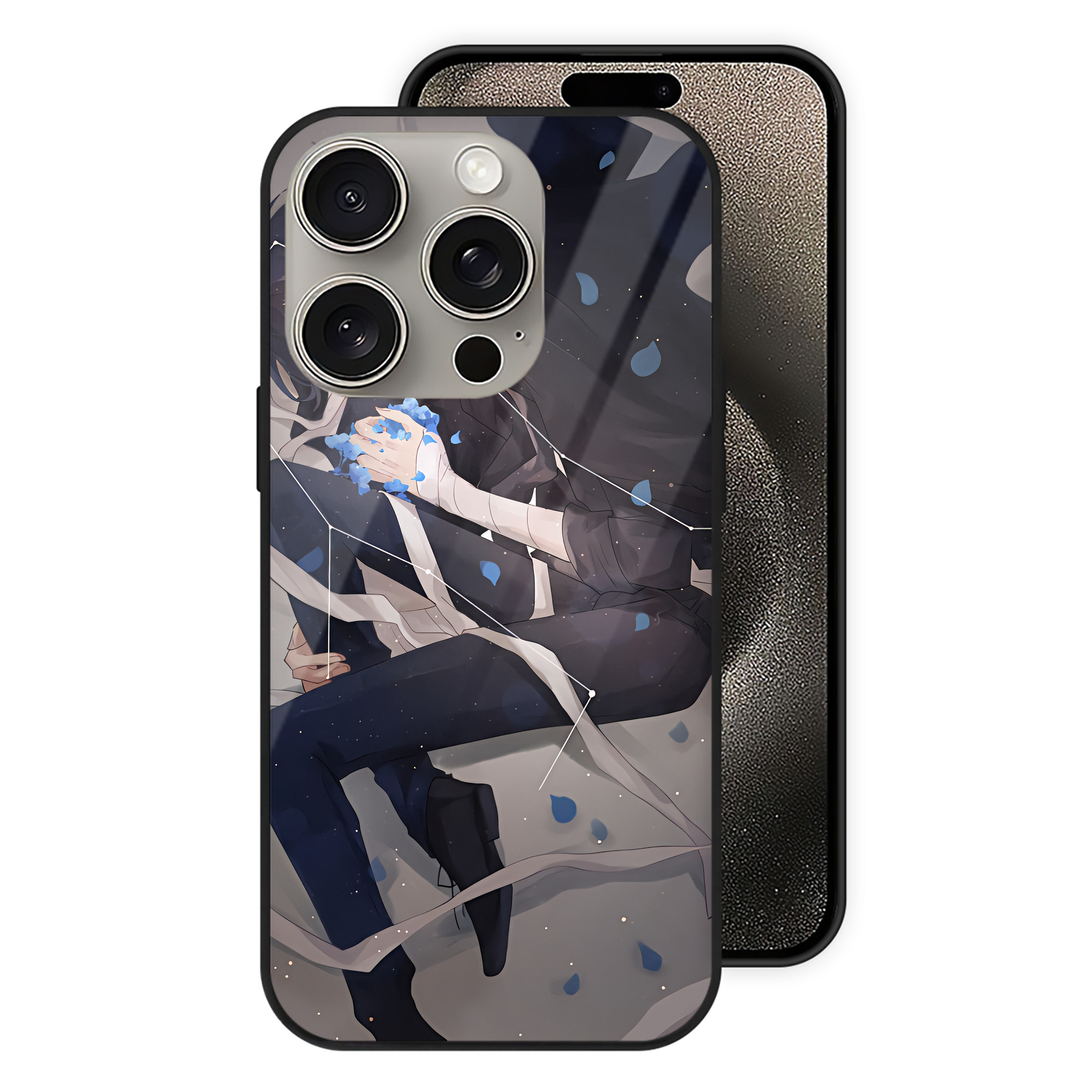 （画像用） 文豪ストレイドッグス Bungo Stray Dogs 【iPhone15Pro対応】スマホケース 耐衝撃＆黄変防止 背面ガラス