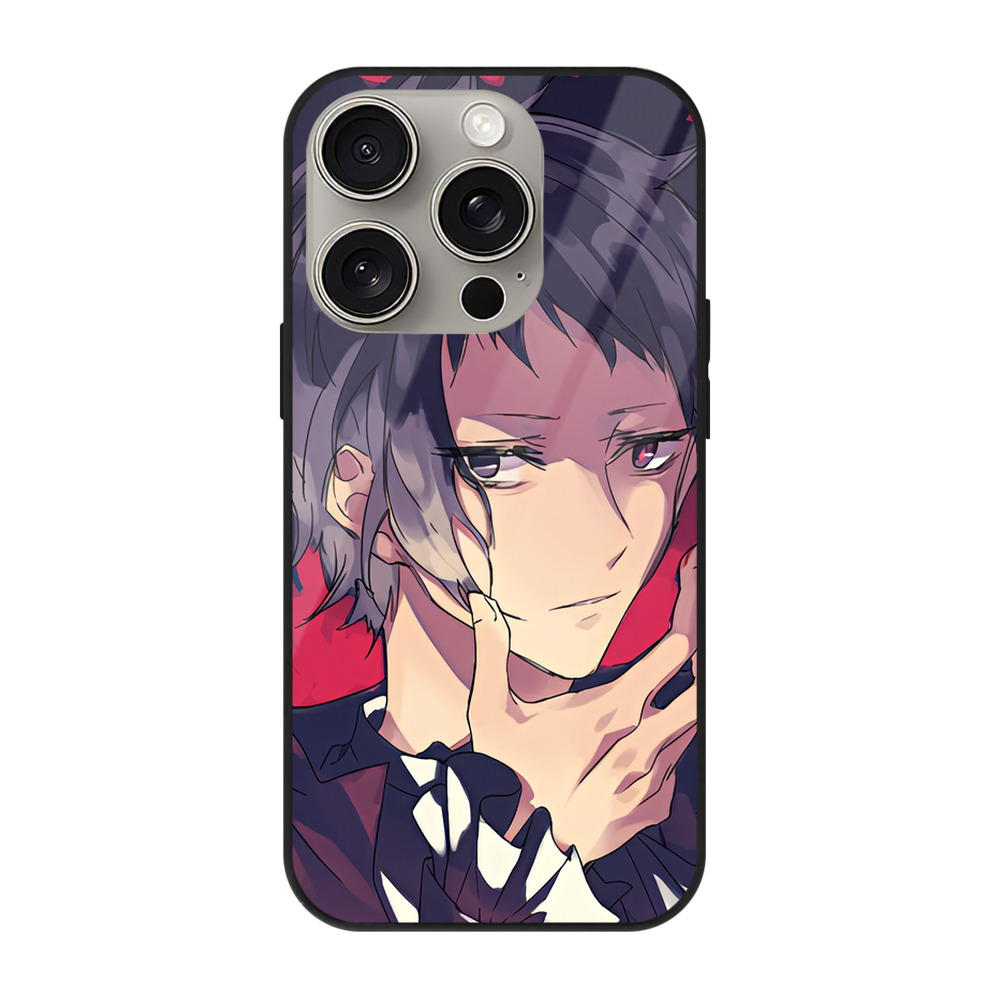 （画像用） 文豪ストレイドッグス Bungo Stray Dogs 【iPhone15Pro対応】スマホケース 耐衝撃＆黄変防止 背面ガラス