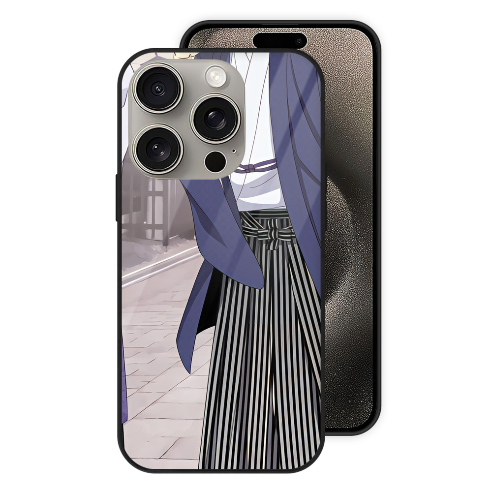 （画像用） 文豪ストレイドッグス Bungo Stray Dogs 【iPhone15Pro対応】スマホケース 耐衝撃＆黄変防止 背面ガラス
