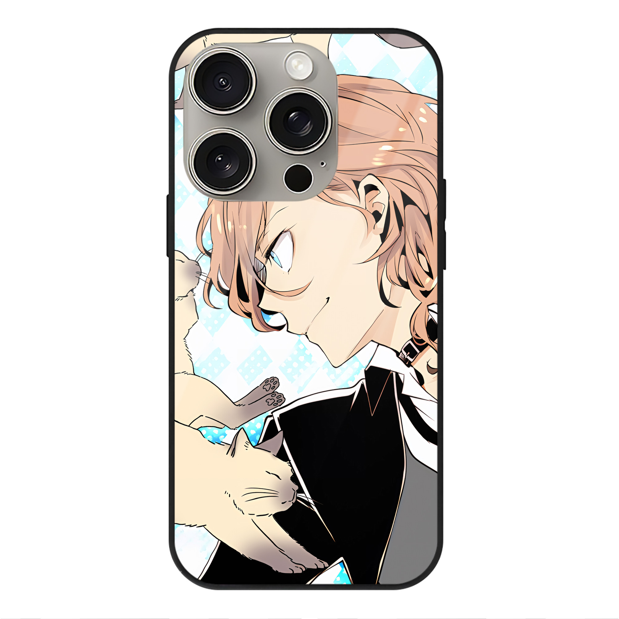 （画像用） 文豪ストレイドッグス Bungo Stray Dogs 【iPhone15Pro対応】スマホケース 耐衝撃＆黄変防止 背面ガラス