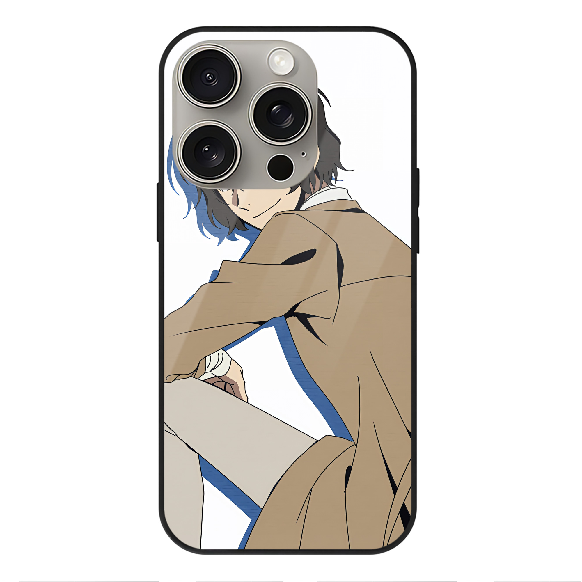 （画像用） 文豪ストレイドッグス Bungo Stray Dogs 【iPhone15Pro対応】スマホケース 耐衝撃＆黄変防止 背面ガラス