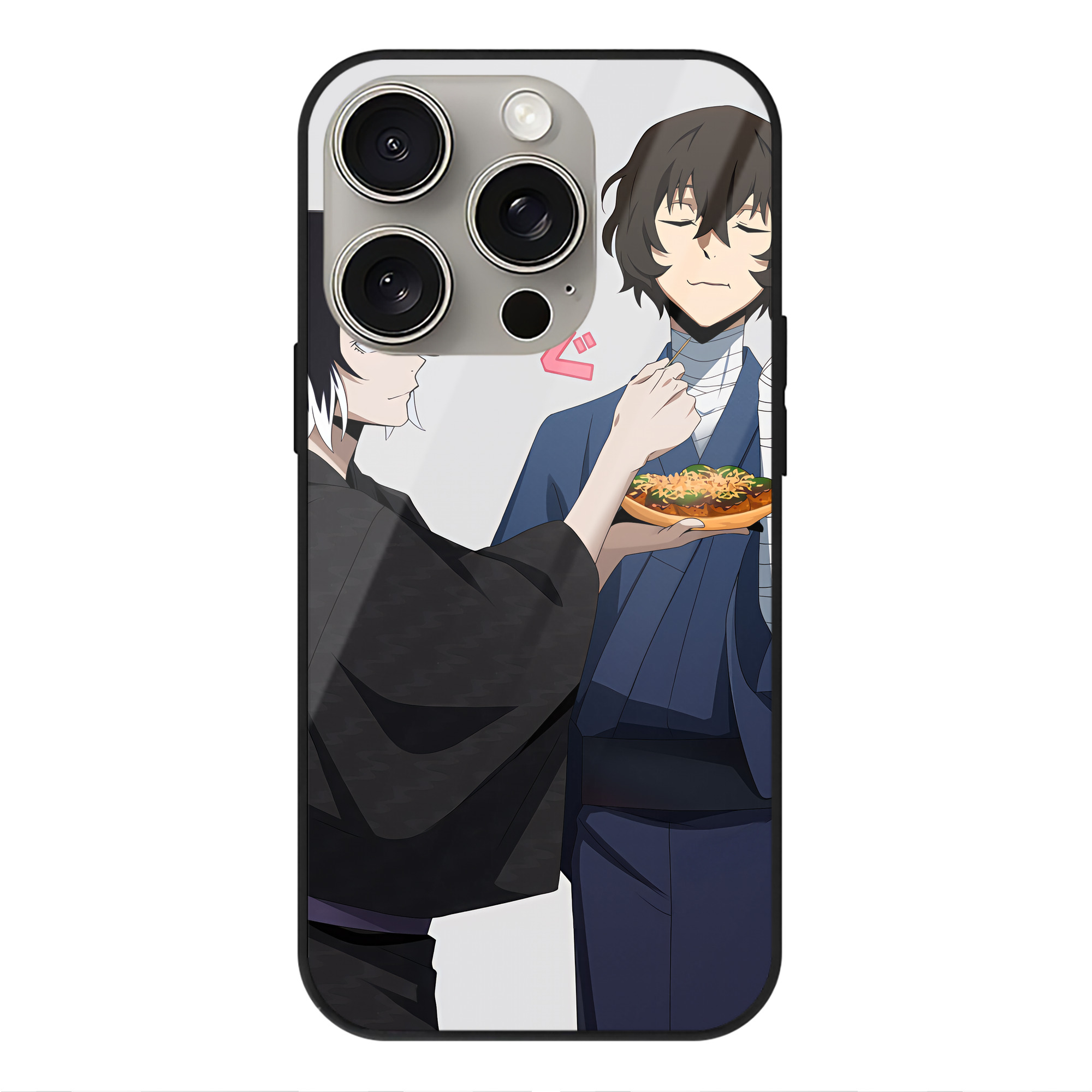 （画像用） 文豪ストレイドッグス Bungo Stray Dogs 【iPhone15Pro対応】スマホケース 耐衝撃＆黄変防止 背面ガラス