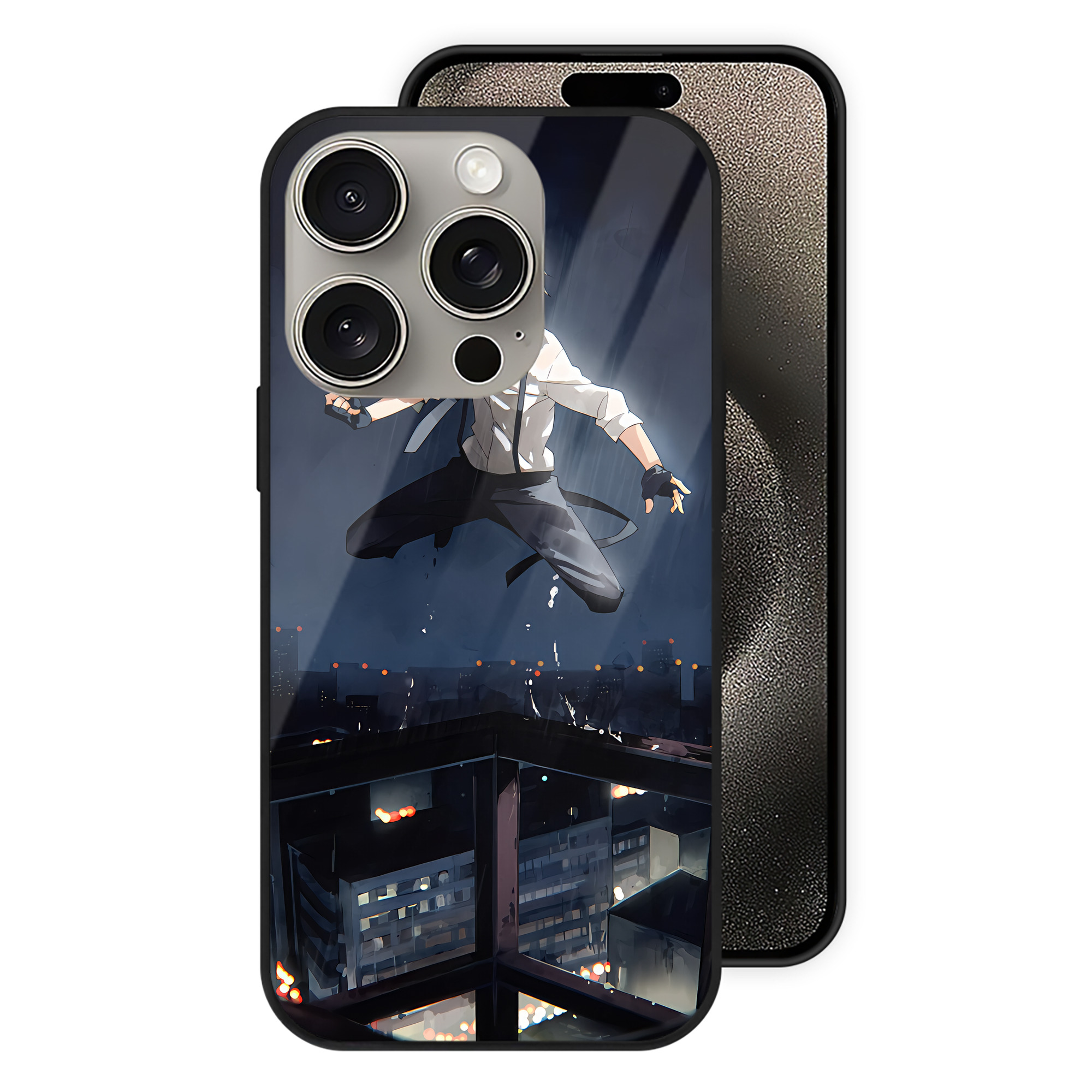 （画像用） 文豪ストレイドッグス Bungo Stray Dogs 【iPhone15Pro対応】スマホケース 耐衝撃＆黄変防止 背面ガラス