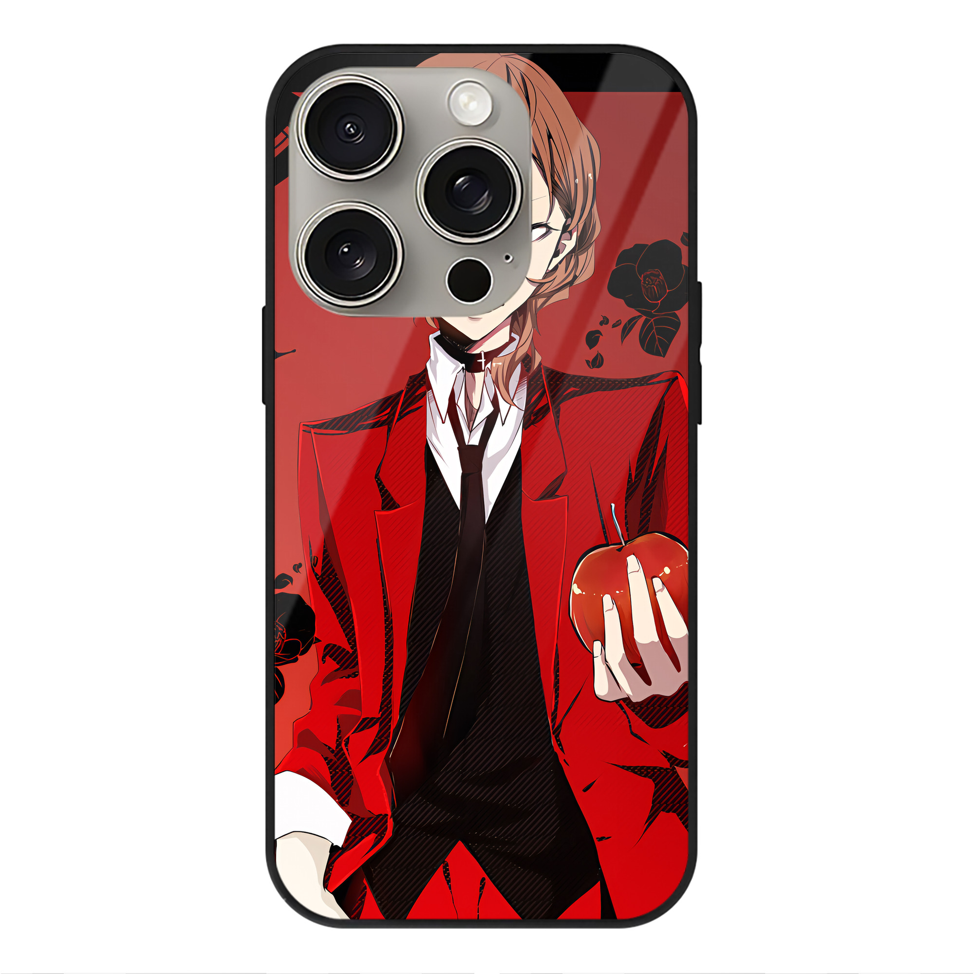（画像用） 文豪ストレイドッグス Bungo Stray Dogs 【iPhone15Pro対応】スマホケース 耐衝撃＆黄変防止 背面ガラス
