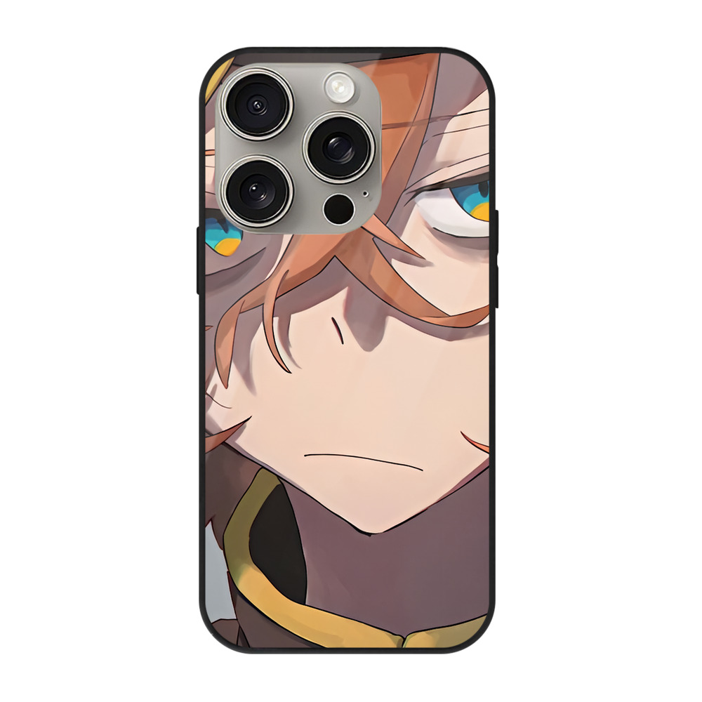 （画像用） 文豪ストレイドッグス Bungo Stray Dogs 【iPhone15Pro対応】スマホケース 耐衝撃＆黄変防止 背面ガラス