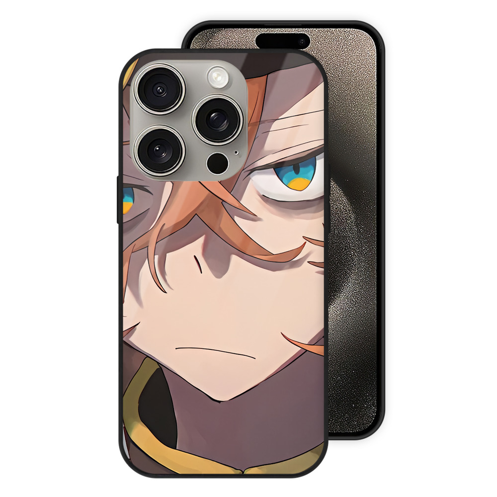 （画像用） 文豪ストレイドッグス Bungo Stray Dogs 【iPhone15Pro対応】スマホケース 耐衝撃＆黄変防止 背面ガラス