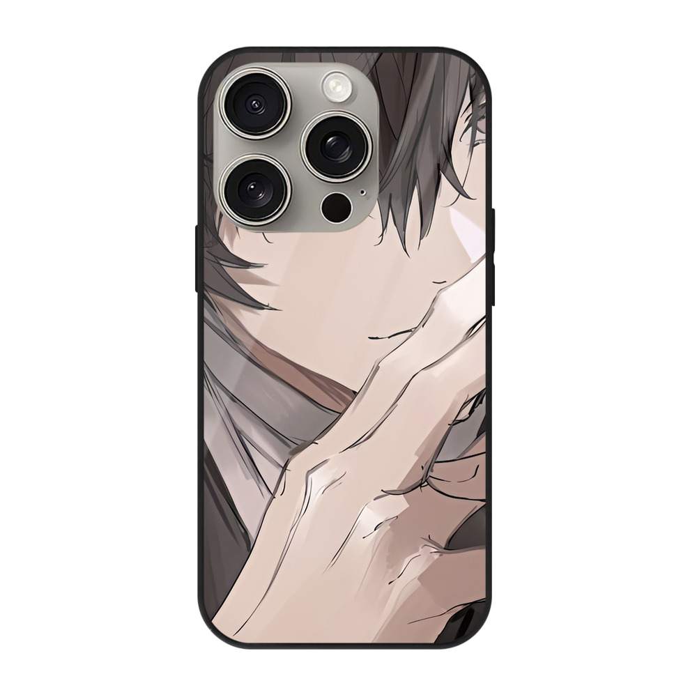 （画像用） 文豪ストレイドッグス Bungo Stray Dogs 【iPhone15Pro対応】スマホケース 耐衝撃＆黄変防止 背面ガラス