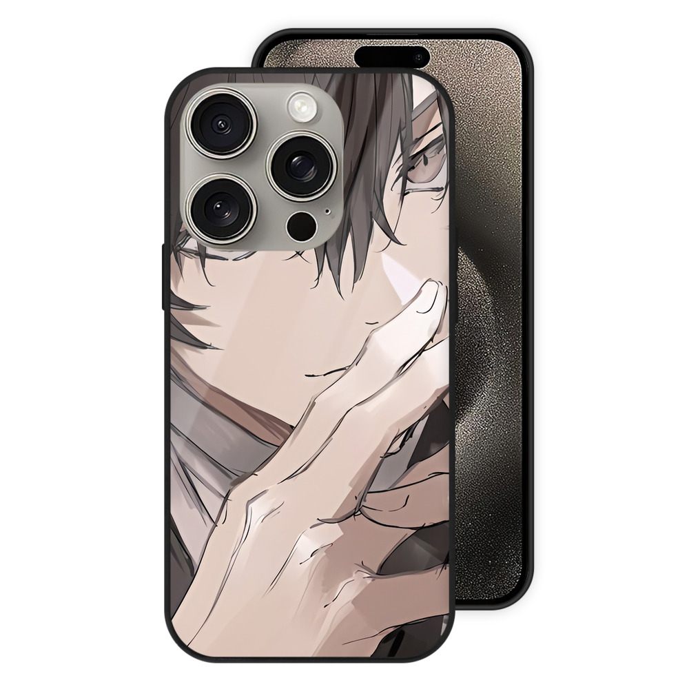 （画像用） 文豪ストレイドッグス Bungo Stray Dogs 【iPhone15Pro対応】スマホケース 耐衝撃＆黄変防止 背面ガラス