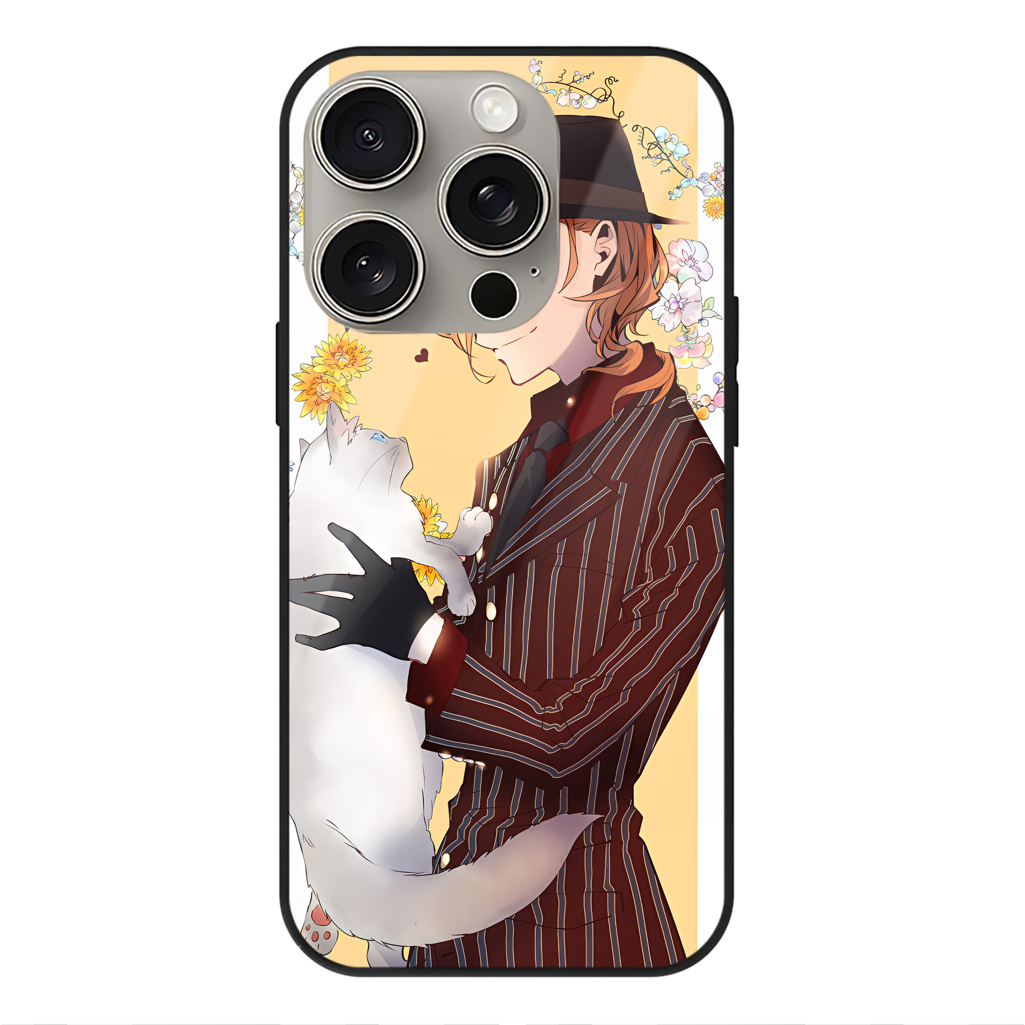 （画像用） 文豪ストレイドッグス Bungo Stray Dogs 【iPhone15Pro対応】スマホケース 耐衝撃＆黄変防止 背面ガラス