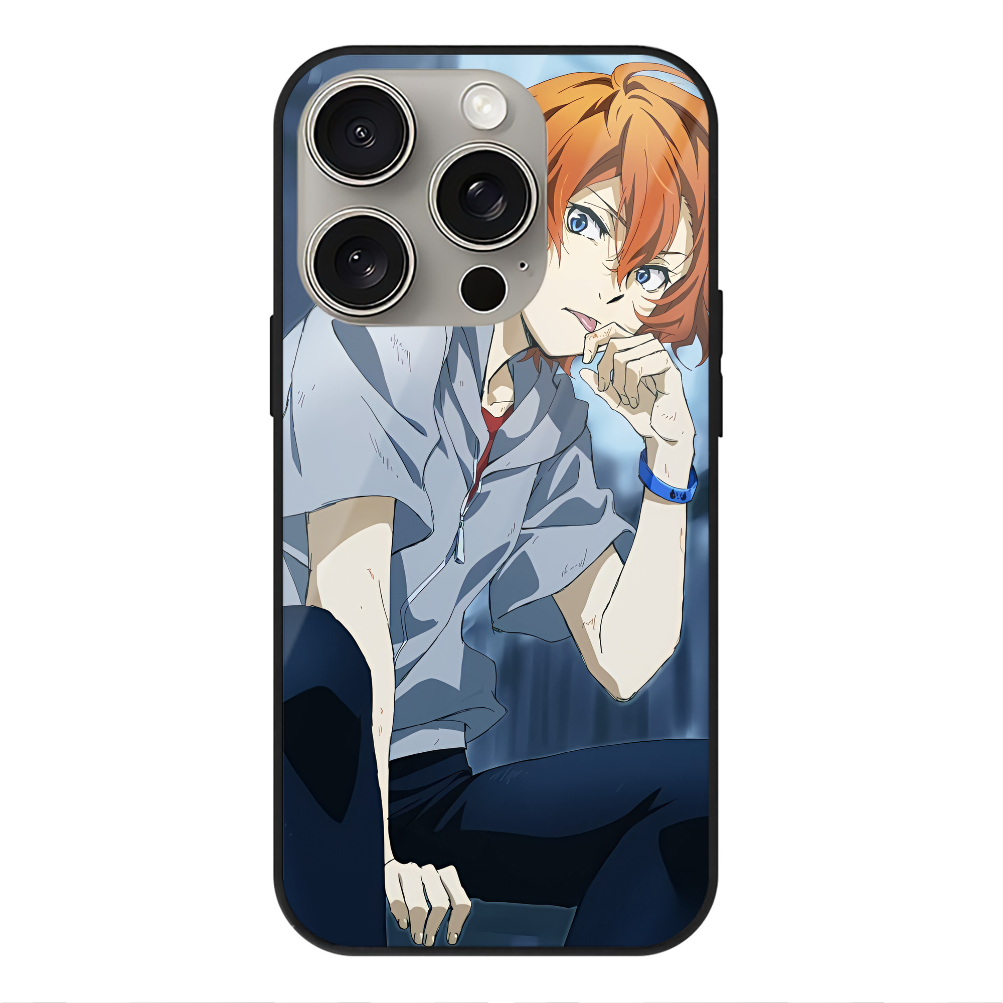 （画像用） 文豪ストレイドッグス Bungo Stray Dogs 【iPhone15Pro対応】スマホケース 耐衝撃＆黄変防止 背面ガラス
