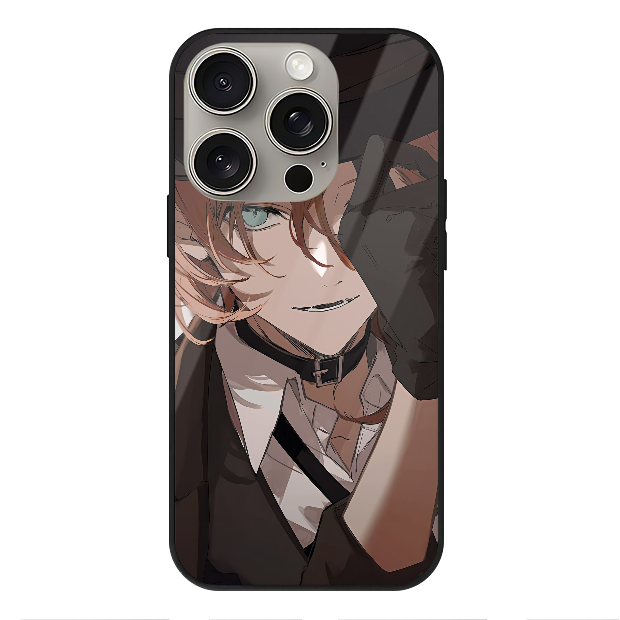 （画像用） 文豪ストレイドッグス Bungo Stray Dogs 【iPhone15Pro対応】スマホケース 耐衝撃＆黄変防止 背面ガラス