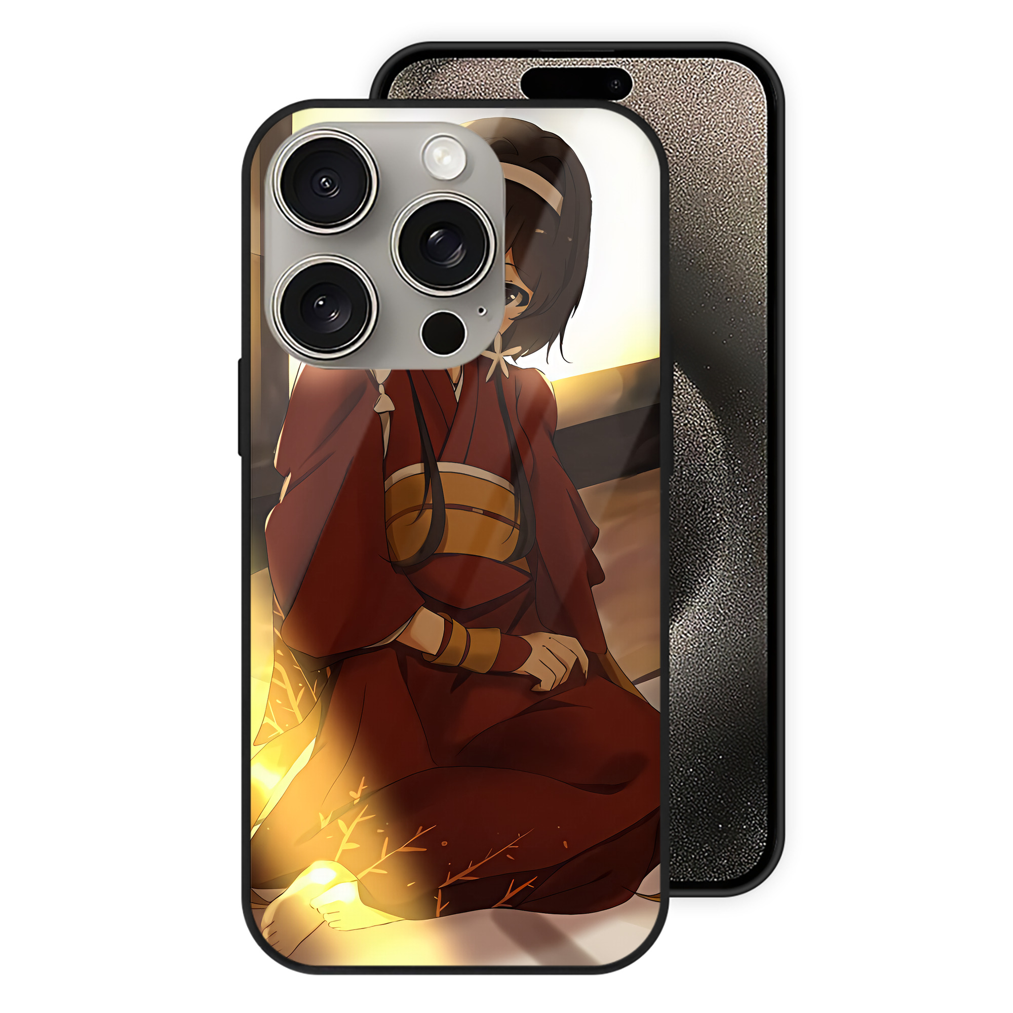 （画像用） 文豪ストレイドッグス Bungo Stray Dogs 【iPhone15Pro対応】スマホケース 耐衝撃＆黄変防止 背面ガラス