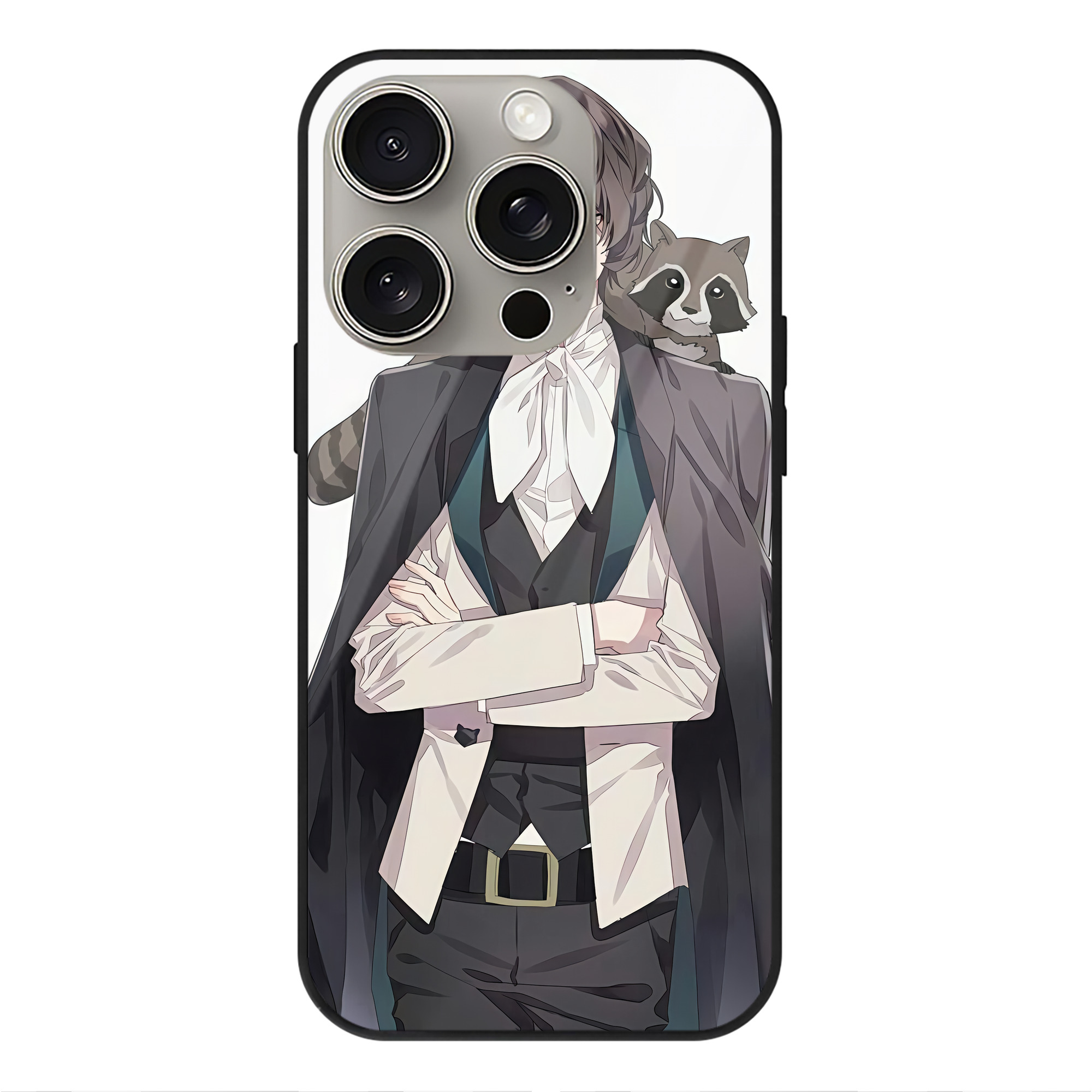 （画像用） 文豪ストレイドッグス Bungo Stray Dogs 【iPhone15Pro対応】スマホケース 耐衝撃＆黄変防止 背面ガラス