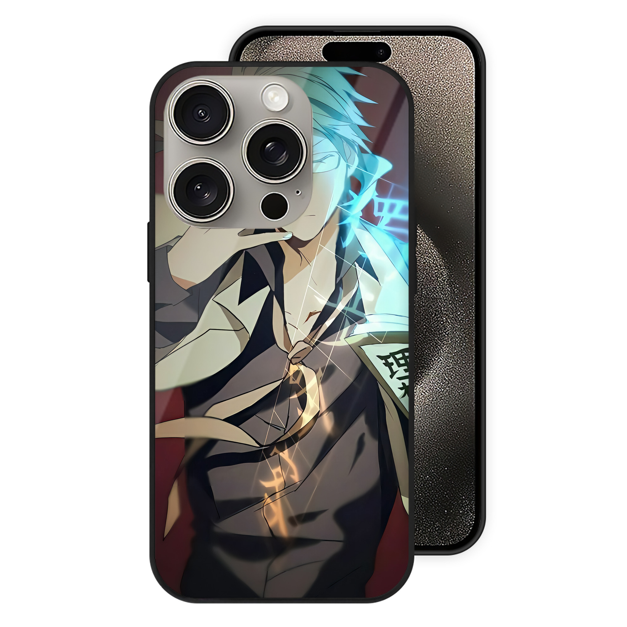 （画像用） 文豪ストレイドッグス Bungo Stray Dogs 【iPhone15Pro対応】スマホケース 耐衝撃＆黄変防止 背面ガラス