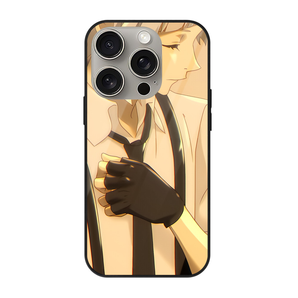 （画像用） 文豪ストレイドッグス Bungo Stray Dogs 【iPhone15Pro対応】スマホケース 耐衝撃＆黄変防止 背面ガラス