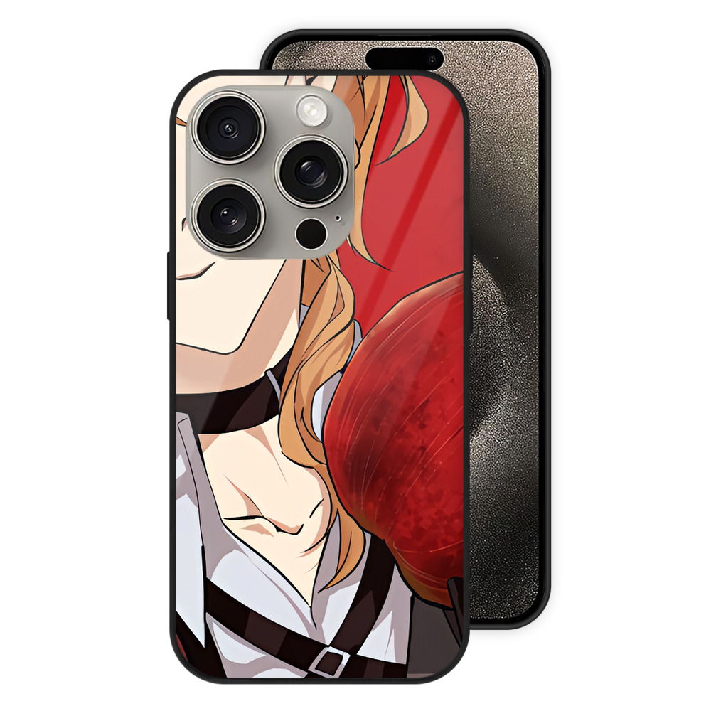 （画像用） 文豪ストレイドッグス Bungo Stray Dogs 【iPhone15Pro対応】スマホケース 耐衝撃＆黄変防止 背面ガラス
