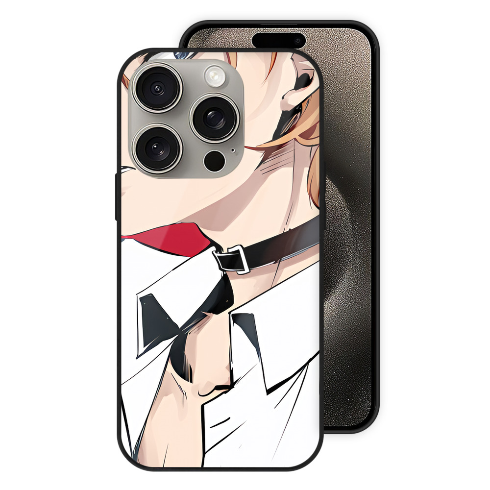 （画像用） 文豪ストレイドッグス Bungo Stray Dogs 【iPhone15Pro対応】スマホケース 耐衝撃＆黄変防止 背面ガラス