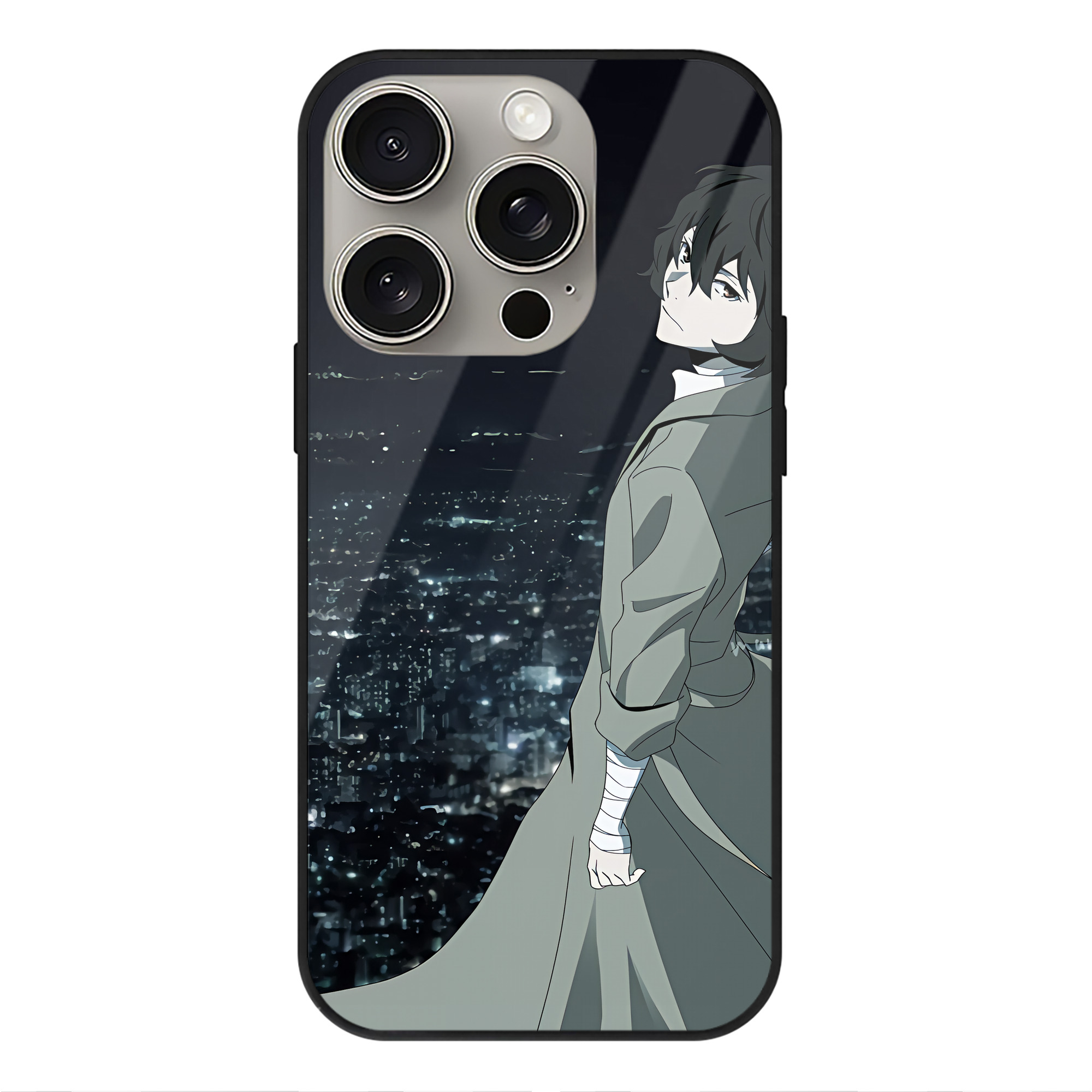 （画像用） 文豪ストレイドッグス Bungo Stray Dogs 【iPhone15Pro対応】スマホケース 耐衝撃＆黄変防止 背面ガラス