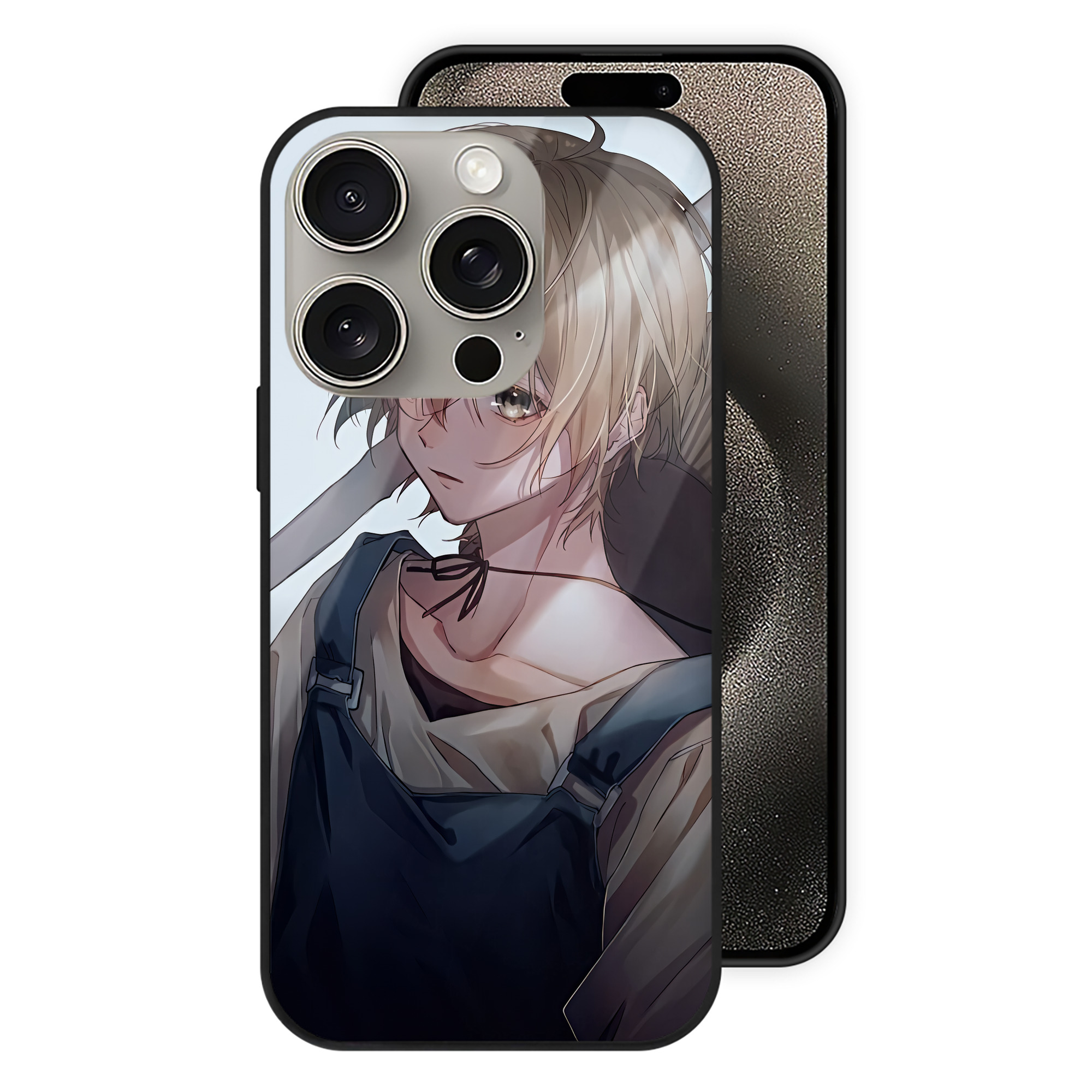 （画像用） 文豪ストレイドッグス Bungo Stray Dogs 【iPhone15Pro対応】スマホケース 耐衝撃＆黄変防止 背面ガラス