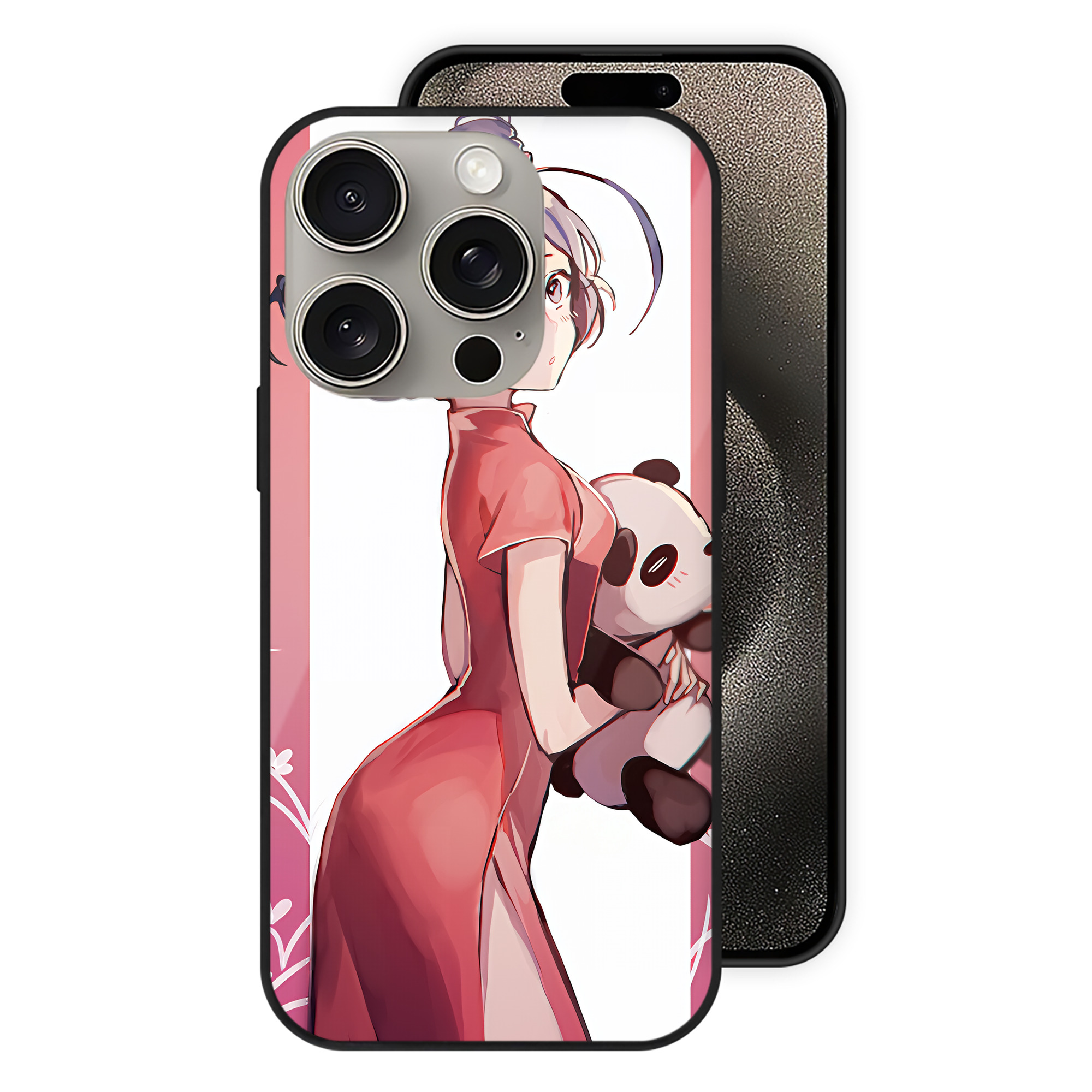 （画像用） 文豪ストレイドッグス Bungo Stray Dogs 【iPhone15Pro対応】スマホケース 耐衝撃＆黄変防止 背面ガラス