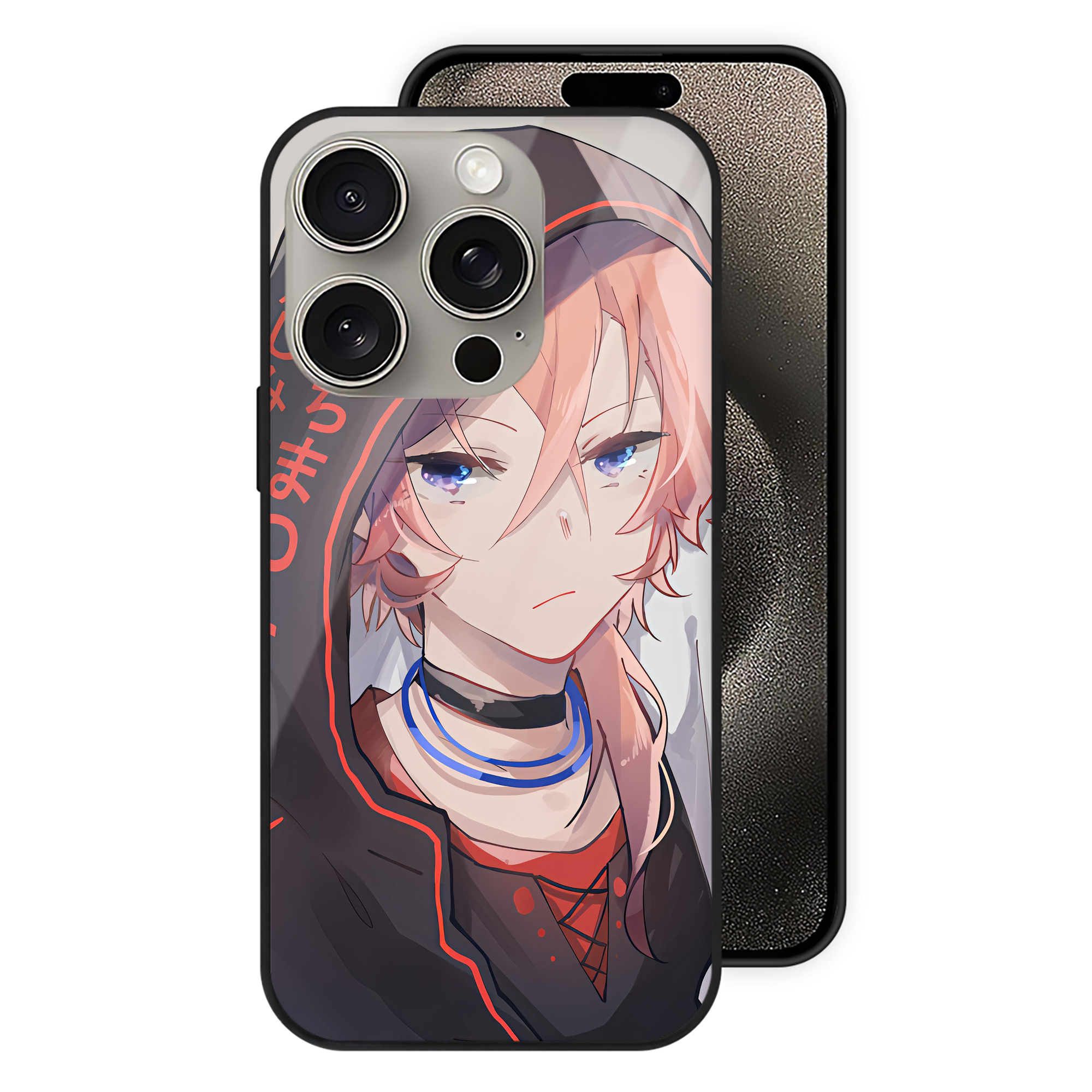 （画像用） 文豪ストレイドッグス Bungo Stray Dogs 【iPhone15Pro対応】スマホケース 耐衝撃＆黄変防止 背面ガラス