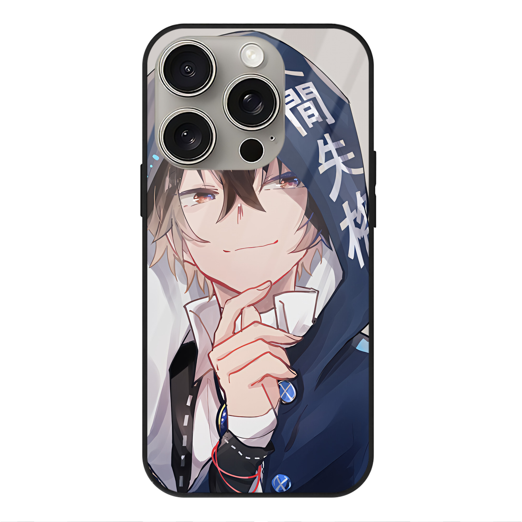 （画像用） 文豪ストレイドッグス Bungo Stray Dogs 【iPhone15Pro対応】スマホケース 耐衝撃＆黄変防止 背面ガラス
