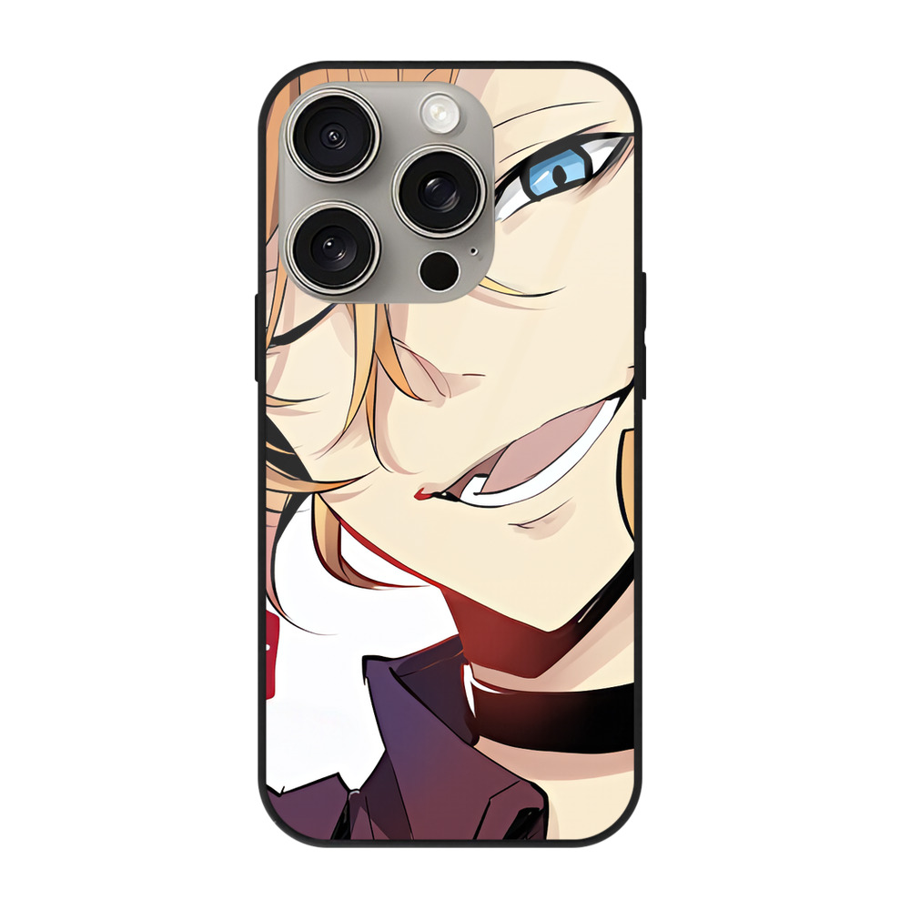 （画像用） 文豪ストレイドッグス Bungo Stray Dogs 【iPhone15Pro対応】スマホケース 耐衝撃＆黄変防止 背面ガラス