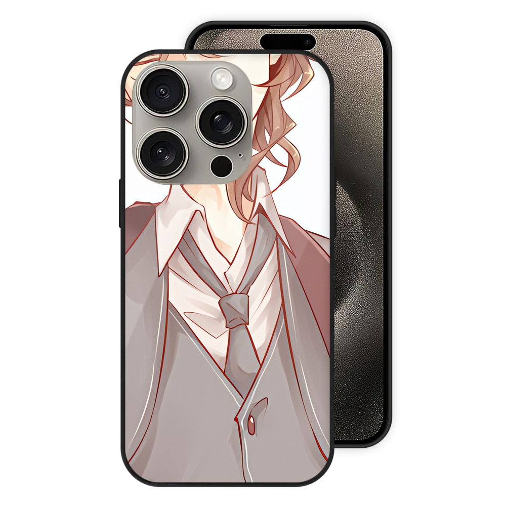 （画像用） 文豪ストレイドッグス Bungo Stray Dogs 【iPhone15Pro対応】スマホケース 耐衝撃＆黄変防止 背面ガラス