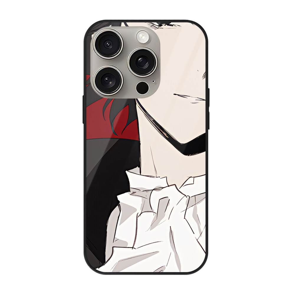 （画像用） 文豪ストレイドッグス Bungo Stray Dogs 【iPhone15Pro対応】スマホケース 耐衝撃＆黄変防止 背面ガラス