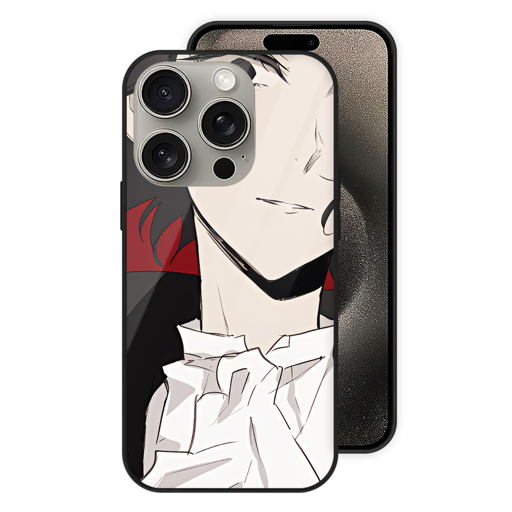 （画像用） 文豪ストレイドッグス Bungo Stray Dogs 【iPhone15Pro対応】スマホケース 耐衝撃＆黄変防止 背面ガラス