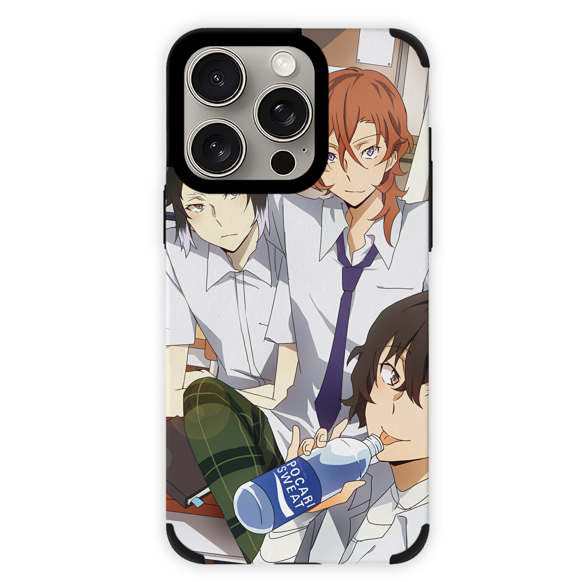（画像用） 文豪ストレイドッグス Bungo Stray Dogs 【iPhone15ProMax対応】 PUレザー スマホケース 耐衝撃＆黄変防止