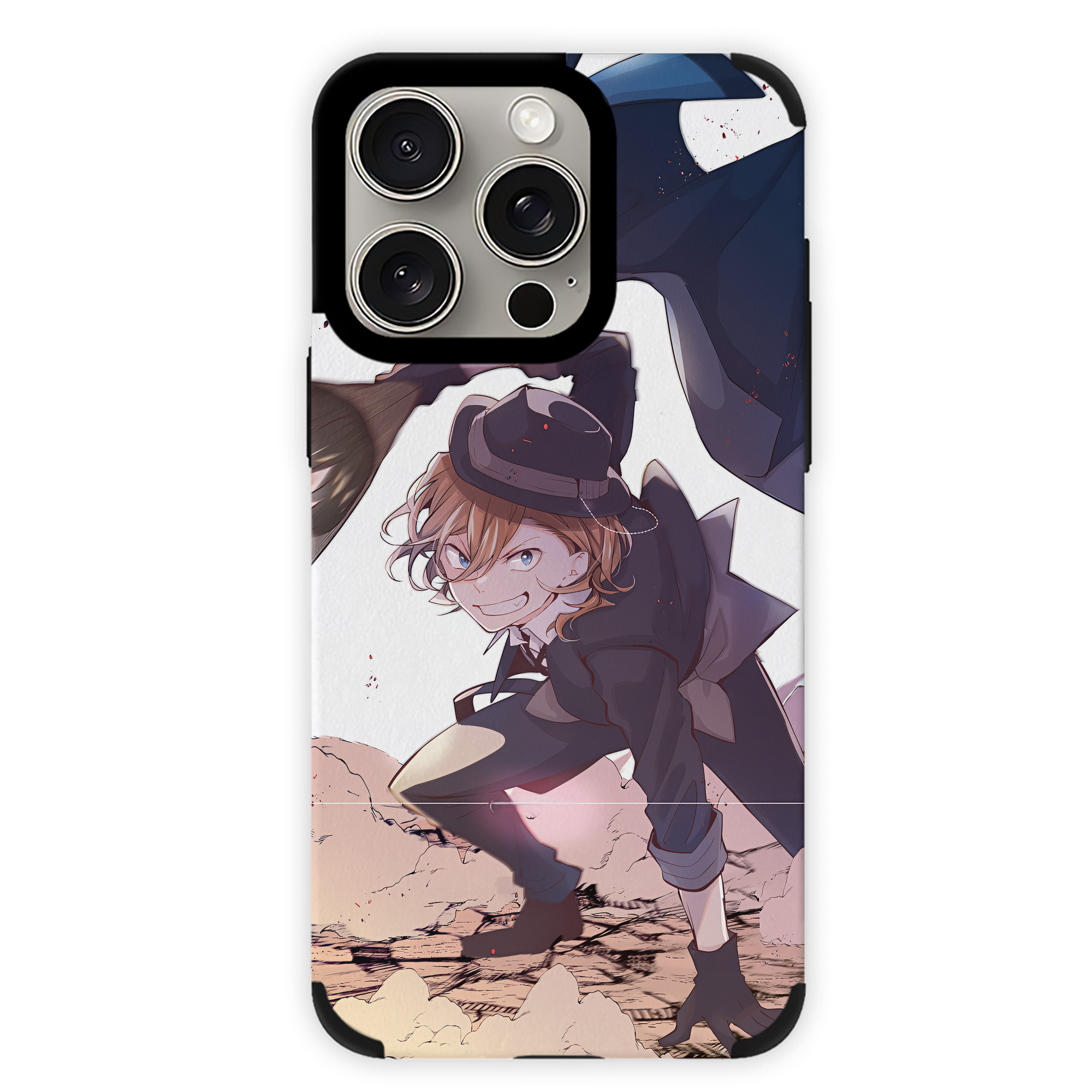 （画像用） 文豪ストレイドッグス Bungo Stray Dogs 【iPhone15ProMax対応】 PUレザー スマホケース 耐衝撃＆黄変防止