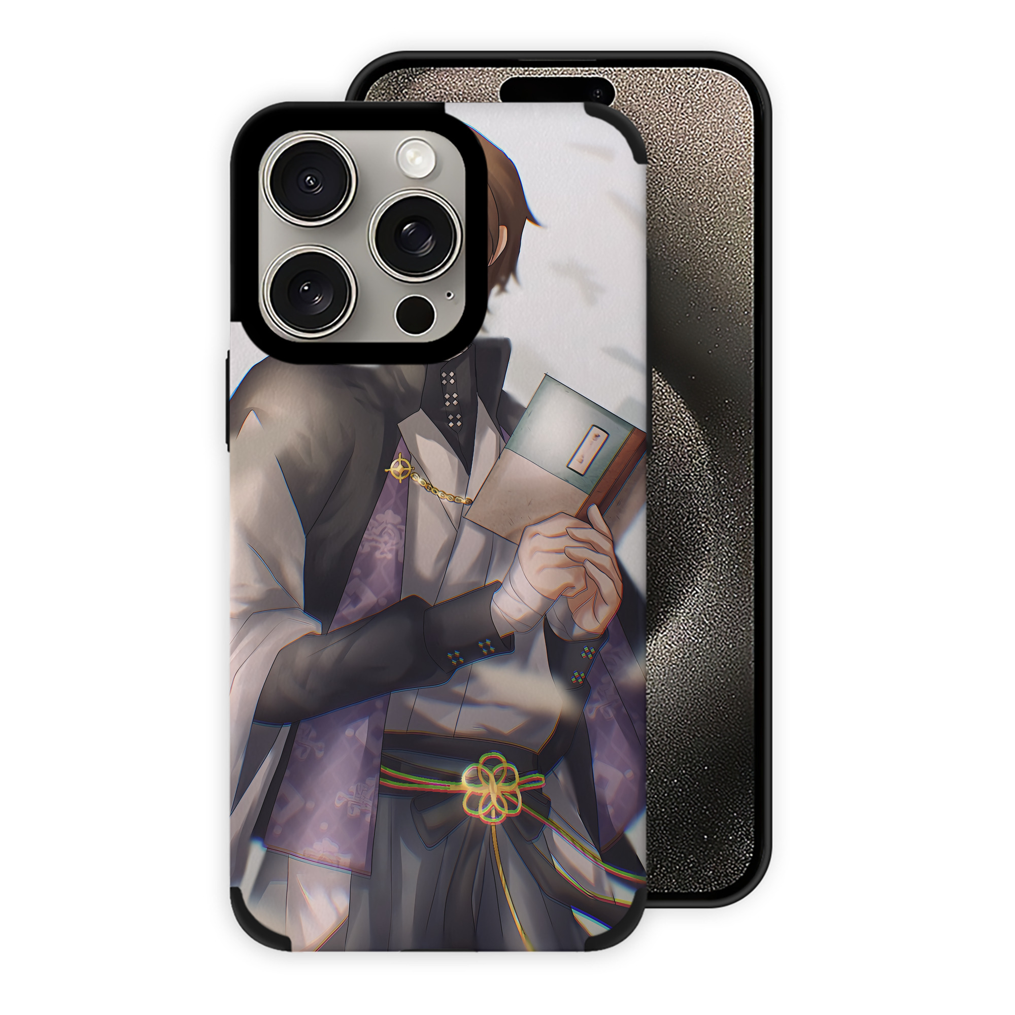 （画像用） 文豪ストレイドッグス Bungo Stray Dogs 【iPhone15ProMax対応】 PUレザー スマホケース 耐衝撃＆黄変防止