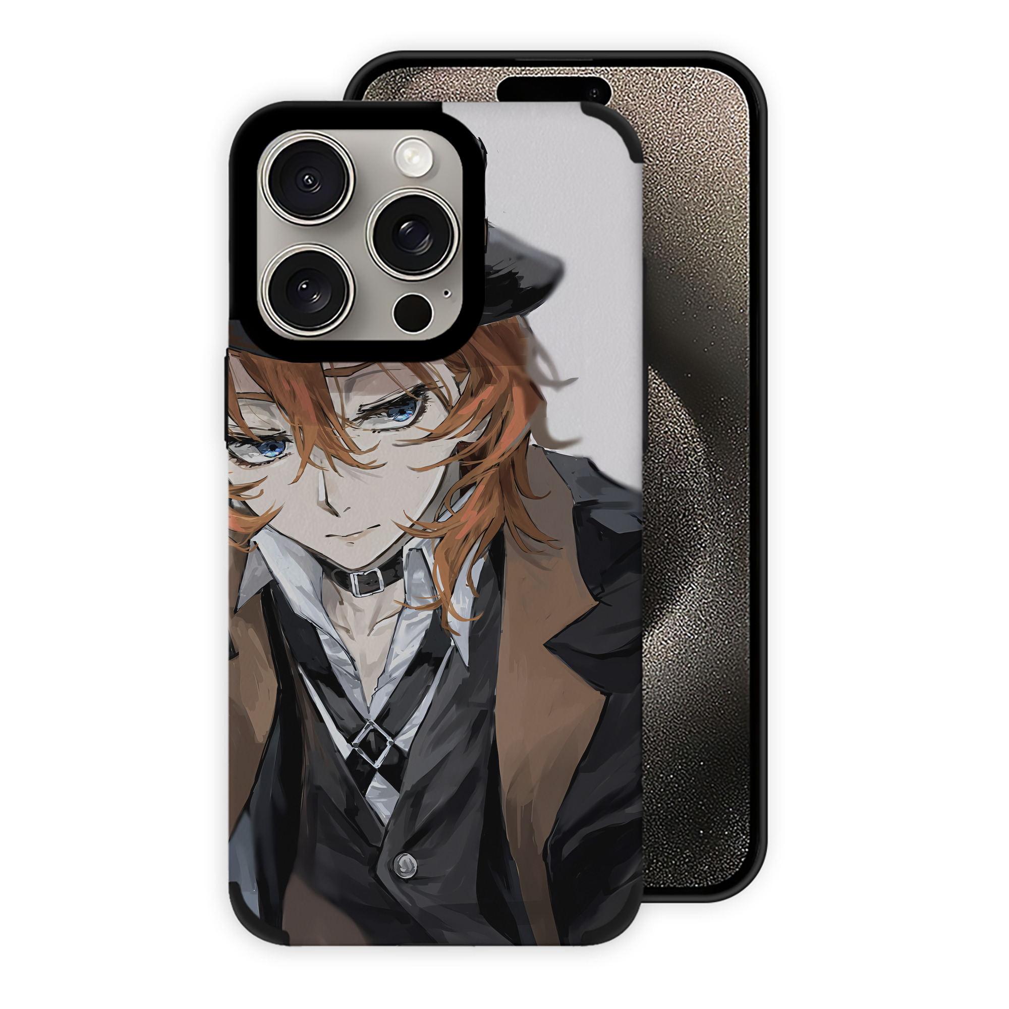 （画像用） 文豪ストレイドッグス Bungo Stray Dogs 【iPhone15ProMax対応】 PUレザー スマホケース 耐衝撃＆黄変防止