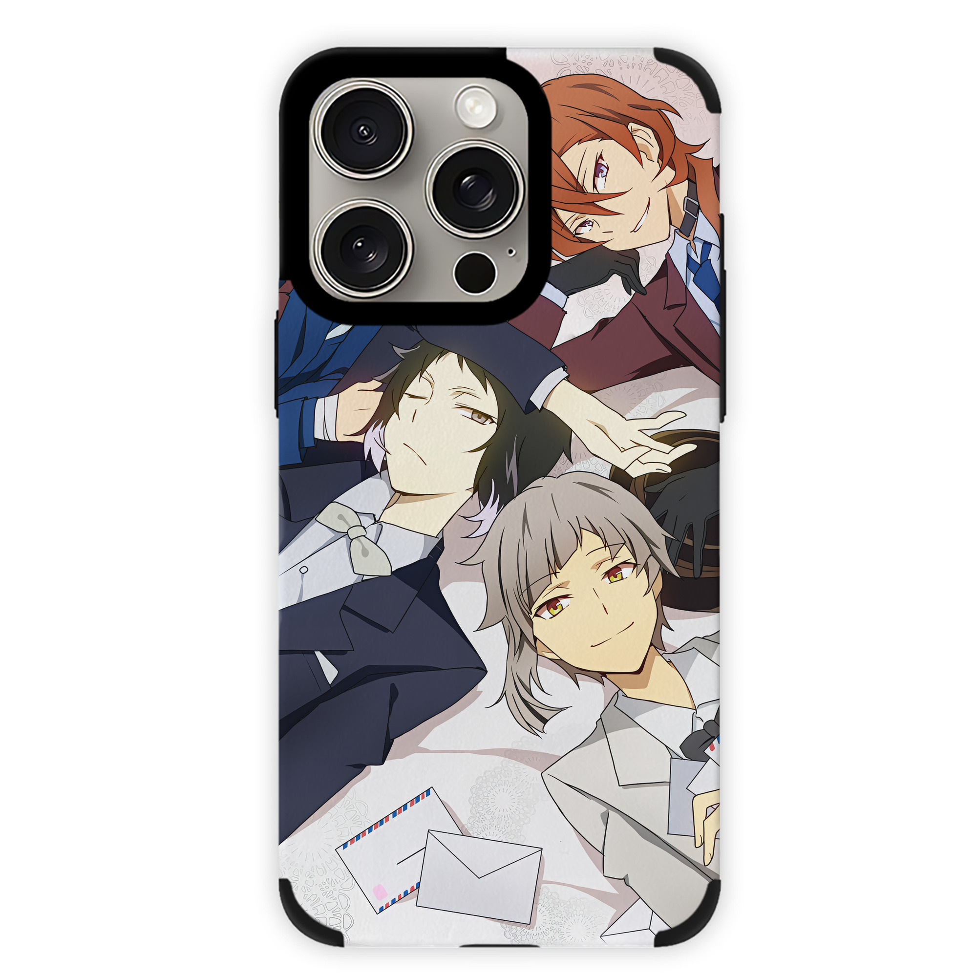 （画像用） 文豪ストレイドッグス Bungo Stray Dogs 【iPhone15ProMax対応】 PUレザー スマホケース 耐衝撃＆黄変防止