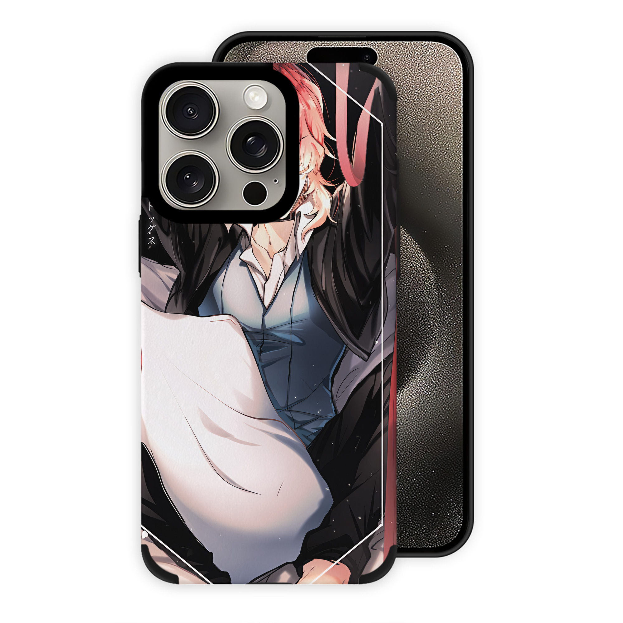 （画像用） 文豪ストレイドッグス Bungo Stray Dogs 【iPhone15ProMax対応】 PUレザー スマホケース 耐衝撃＆黄変防止