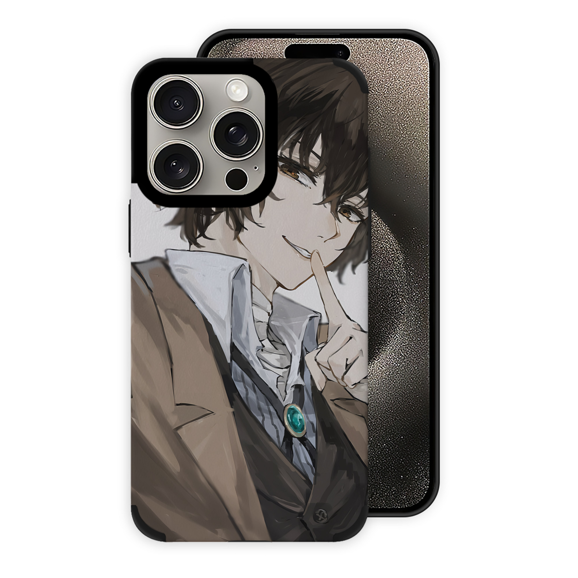 （画像用） 文豪ストレイドッグス Bungo Stray Dogs 【iPhone15ProMax対応】 PUレザー スマホケース 耐衝撃＆黄変防止