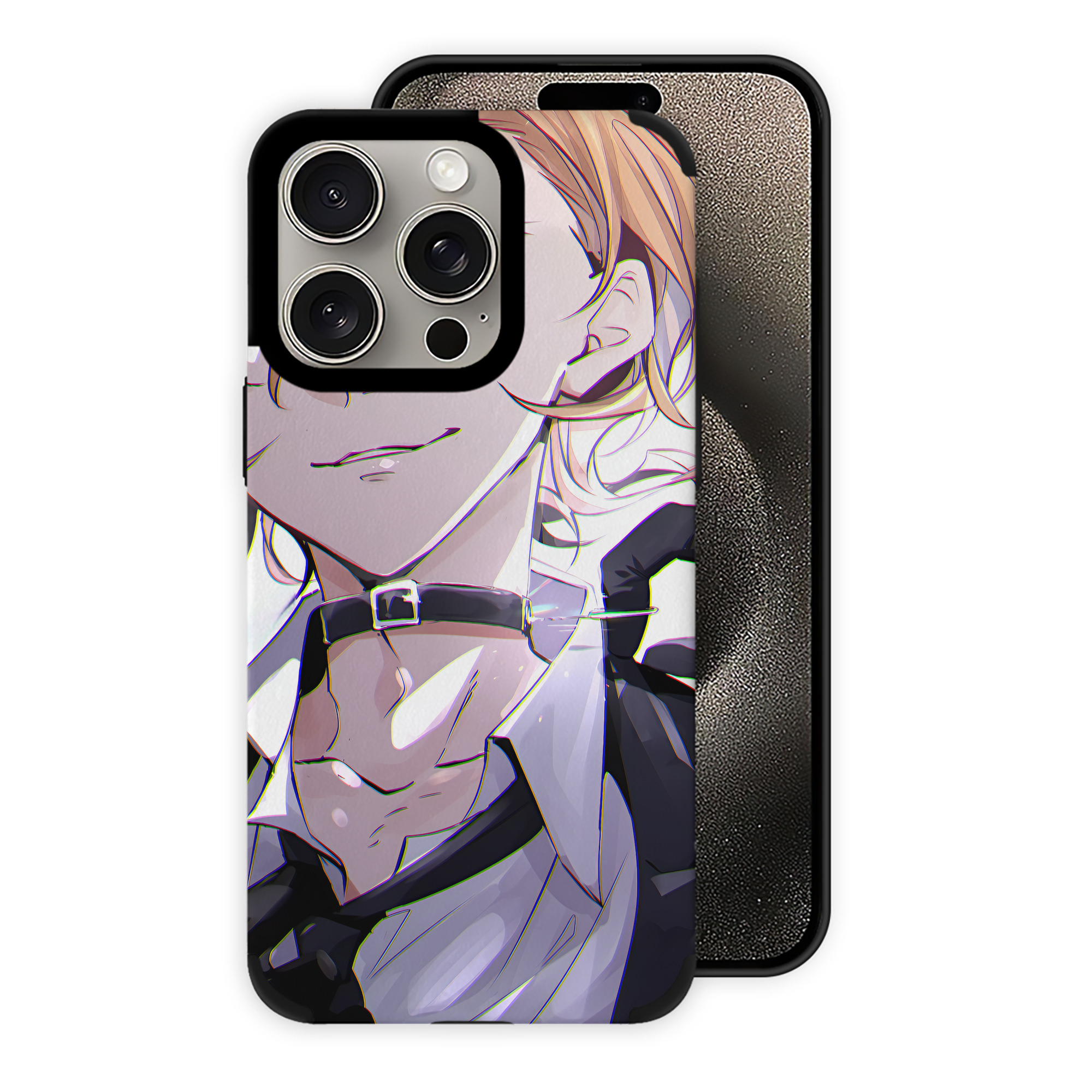 （画像用） 文豪ストレイドッグス Bungo Stray Dogs 【iPhone15ProMax対応】 PUレザー スマホケース 耐衝撃＆黄変防止
