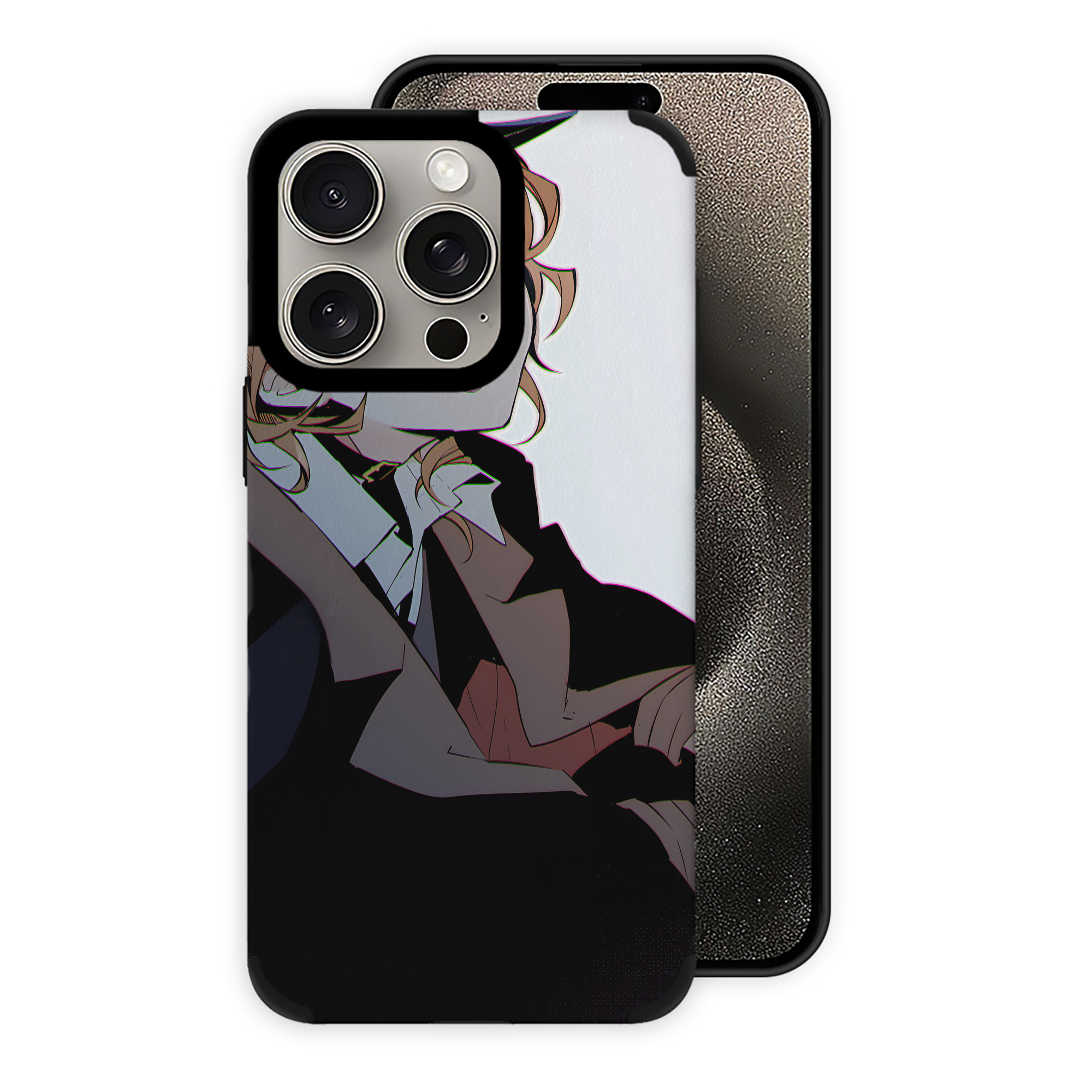 （画像用） 文豪ストレイドッグス Bungo Stray Dogs 【iPhone15ProMax対応】 PUレザー スマホケース 耐衝撃＆黄変防止